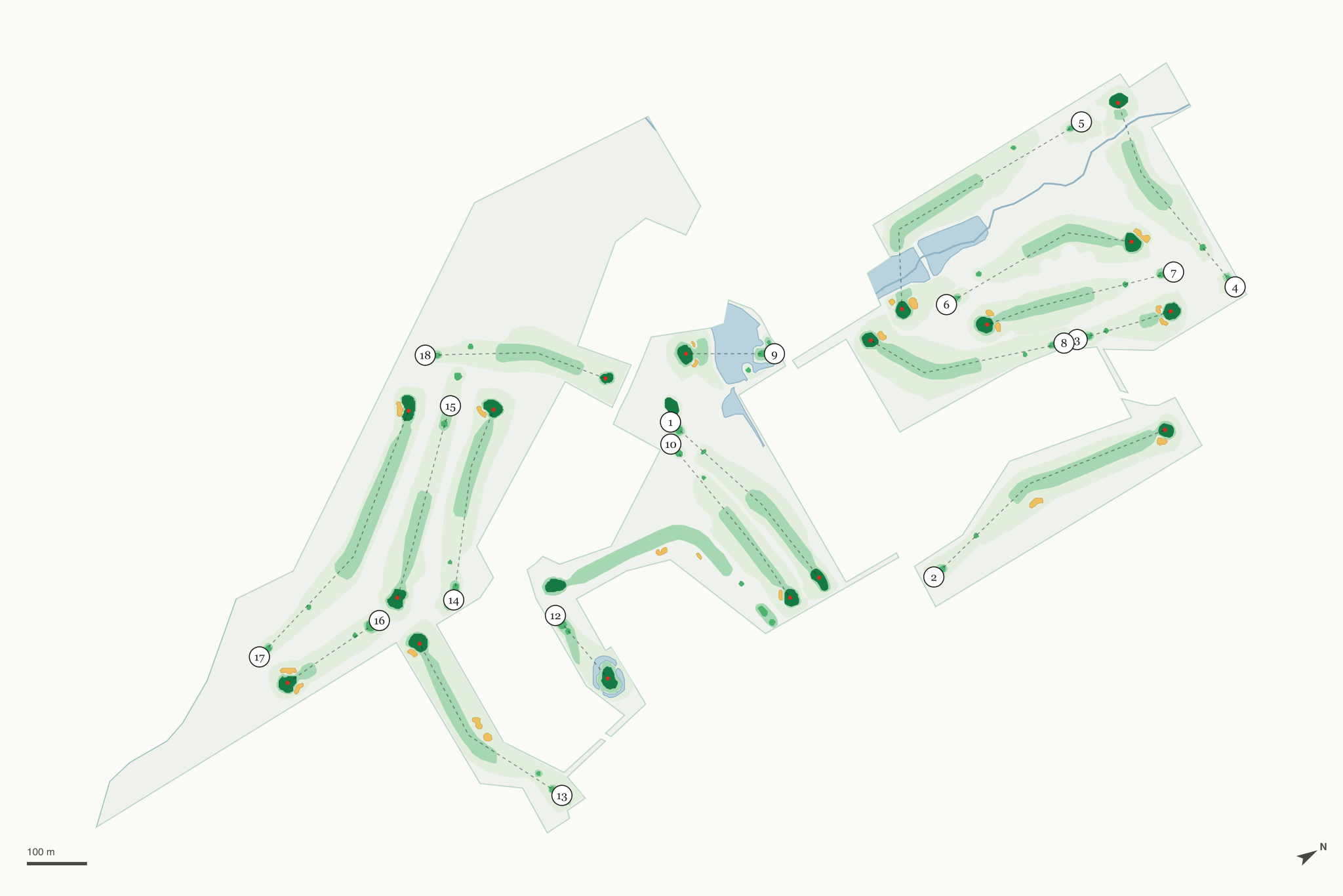 Map of River Valley Golf Course