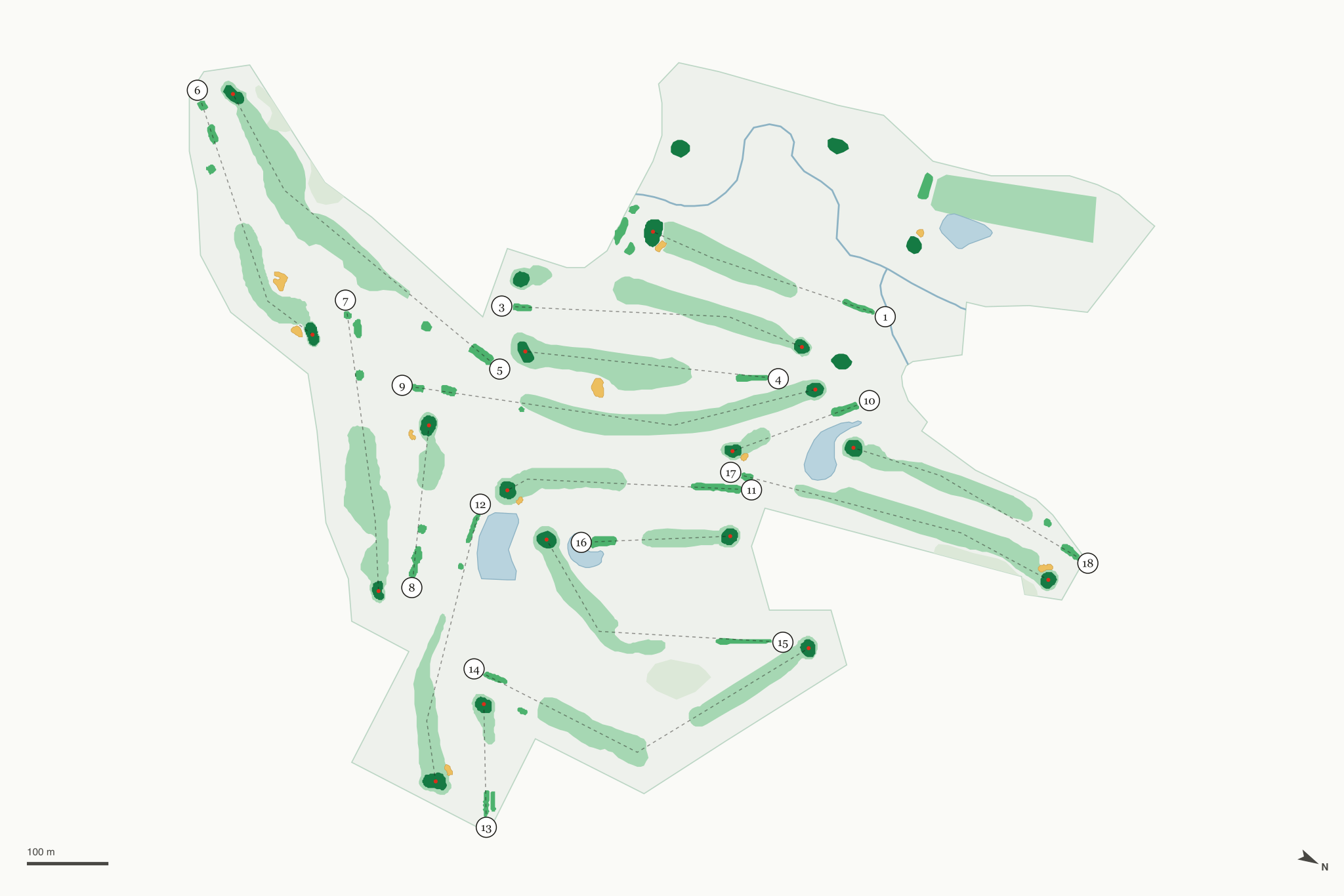 Map of Hawley Golf Club