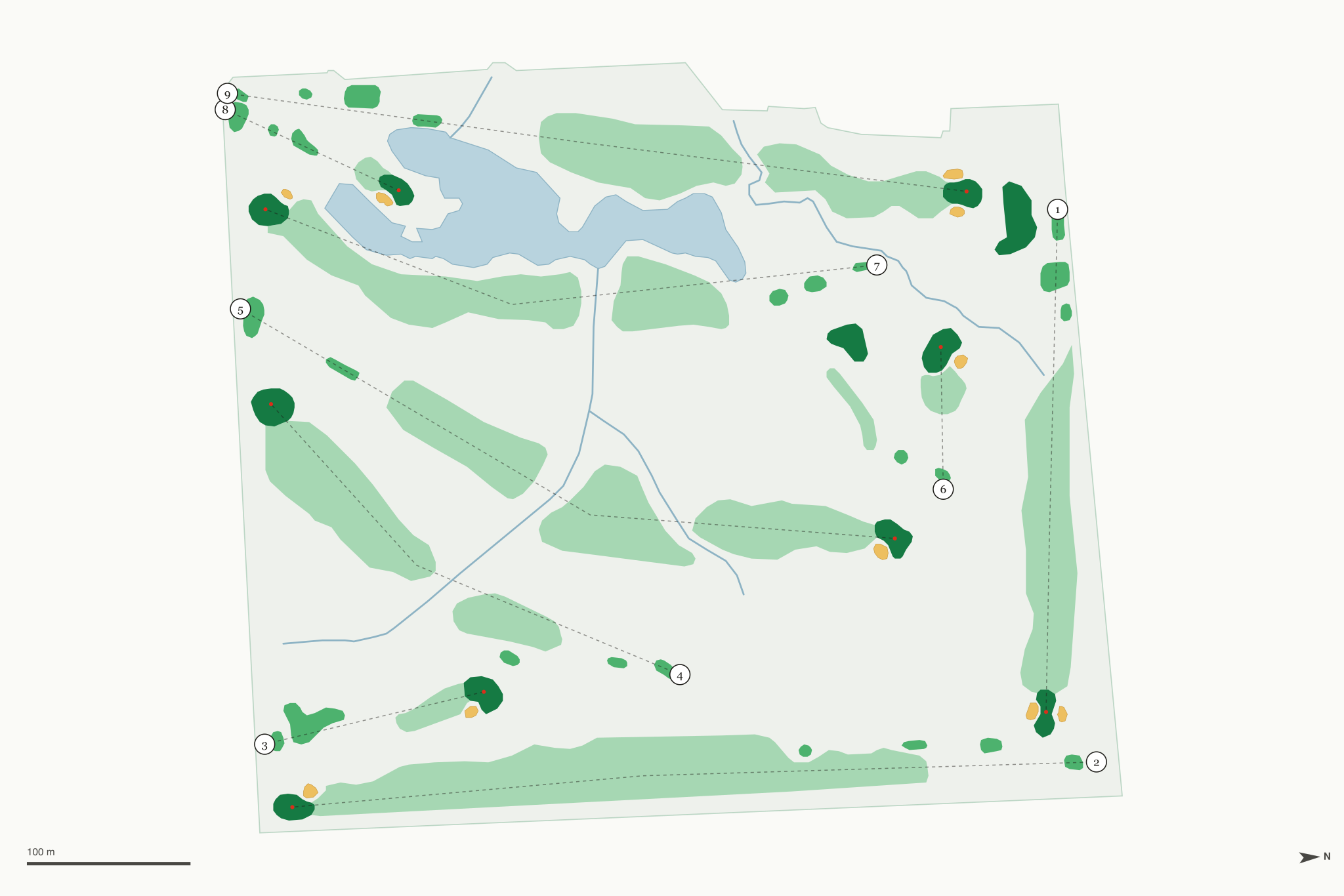 Map of Forest Dale Golf Course