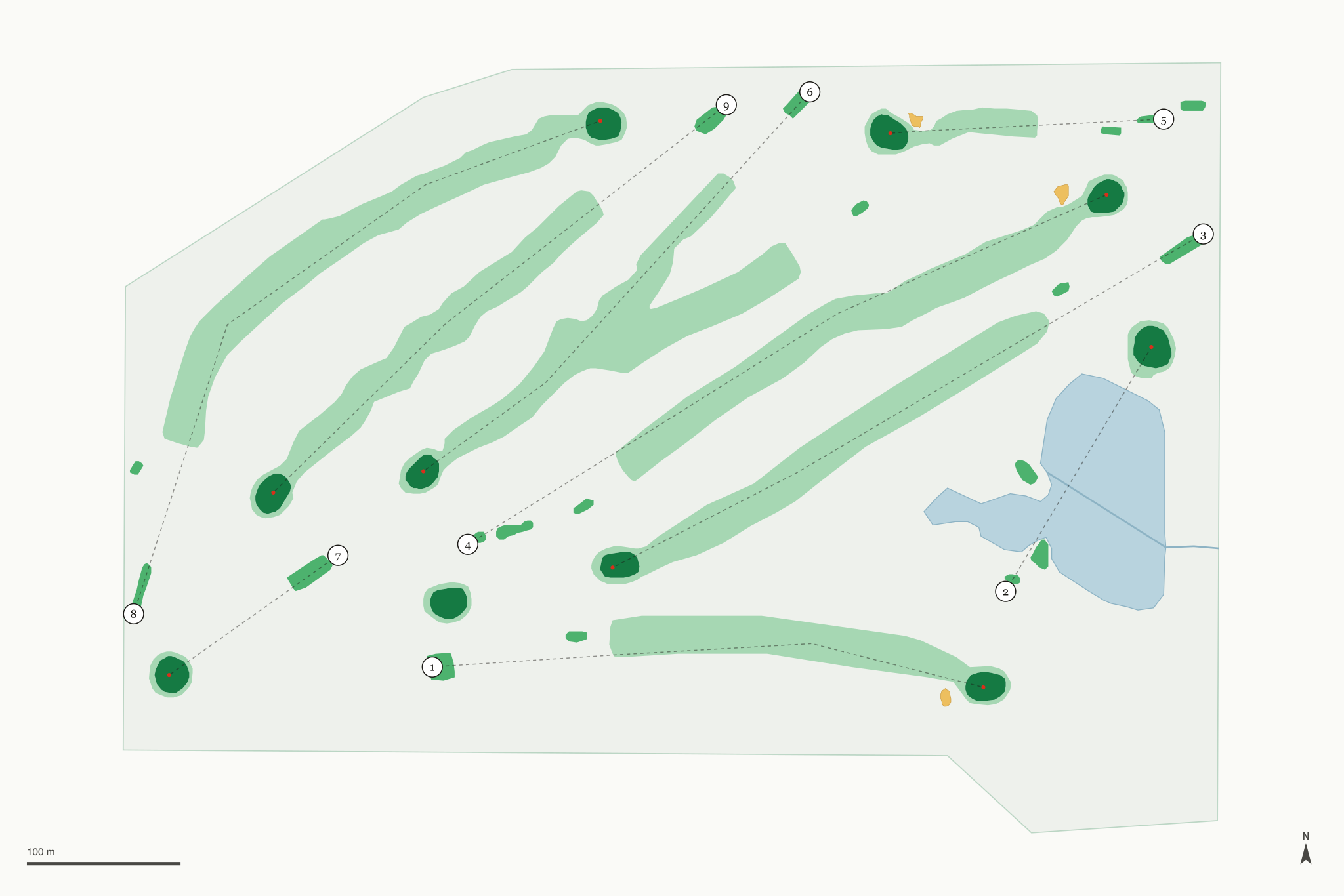 Map of 5 by 80 Golf & Country Club