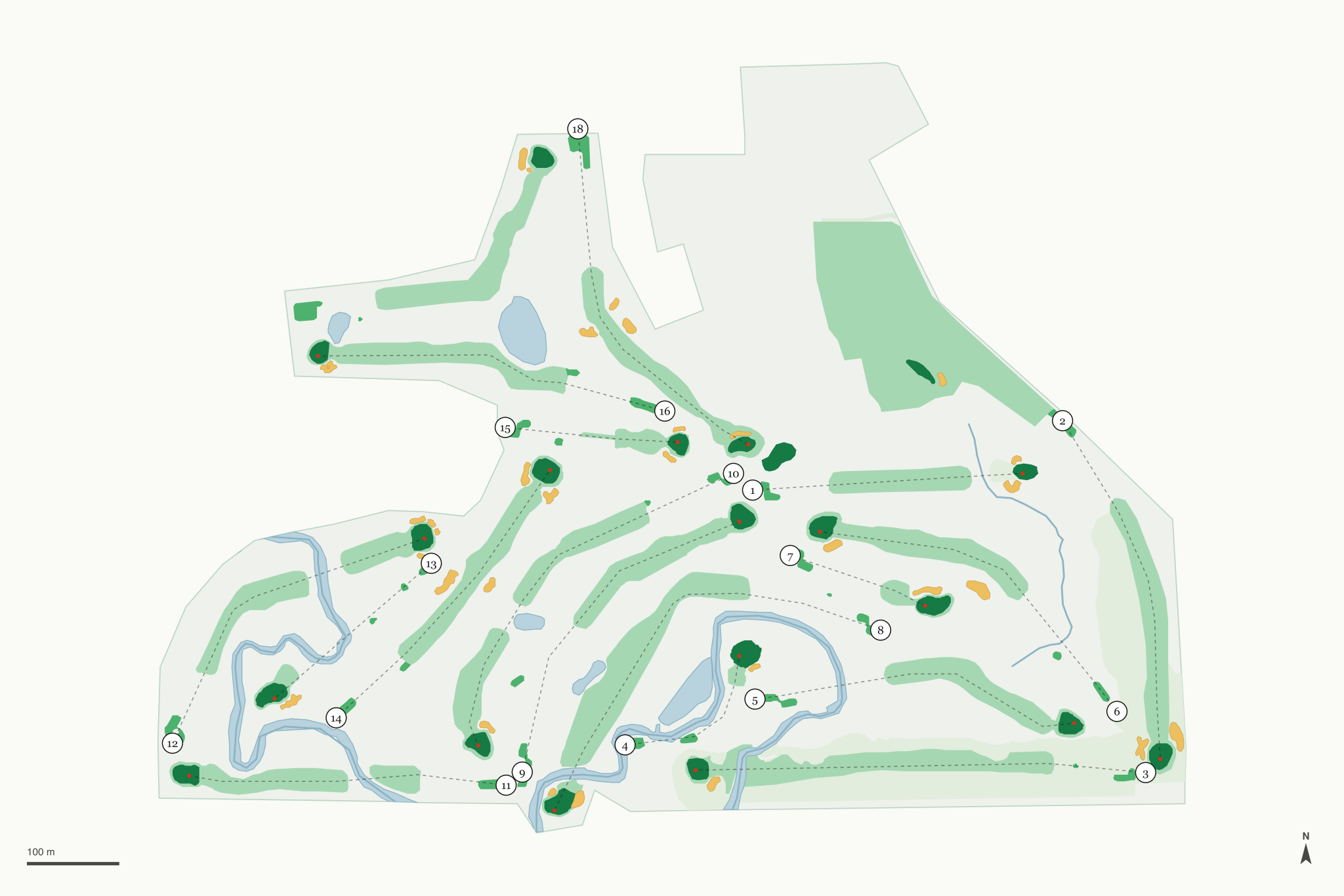Map of Davison Country Club