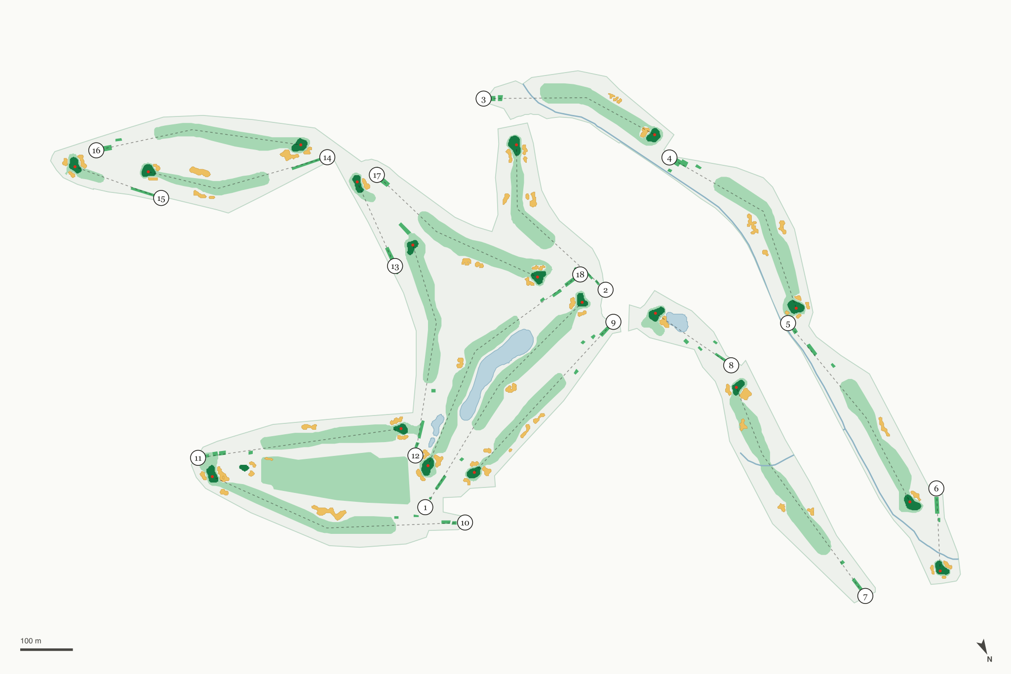 Map of Almaden Golf & Country Club