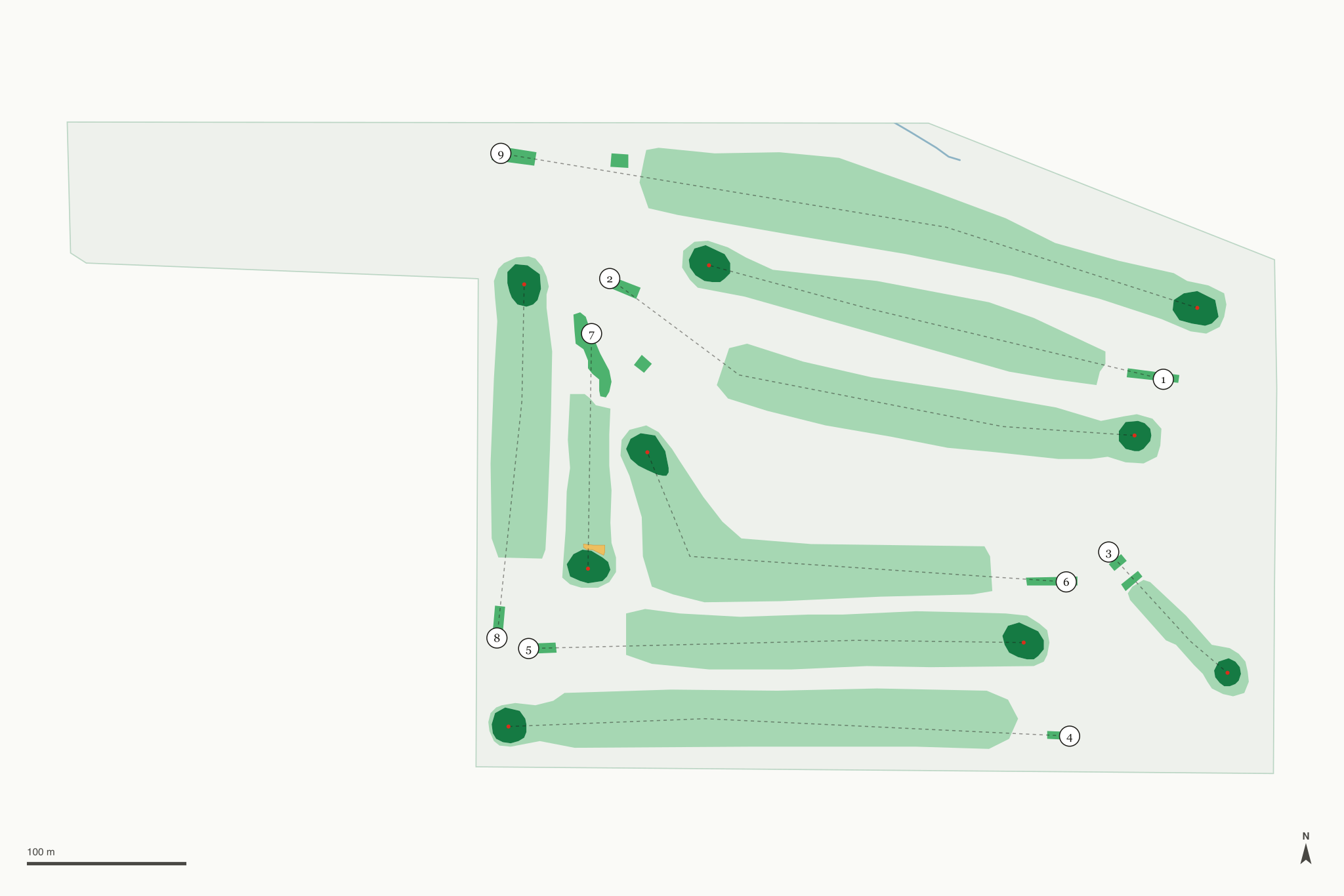 Map of Colfax Country Club