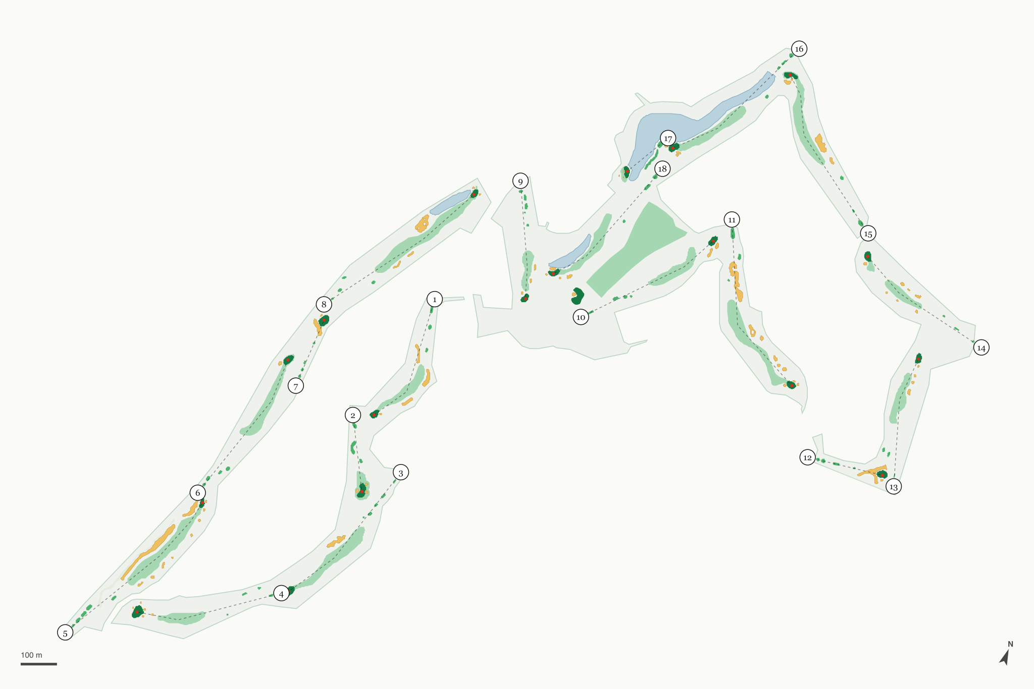Map of Plum Creek Golf Club