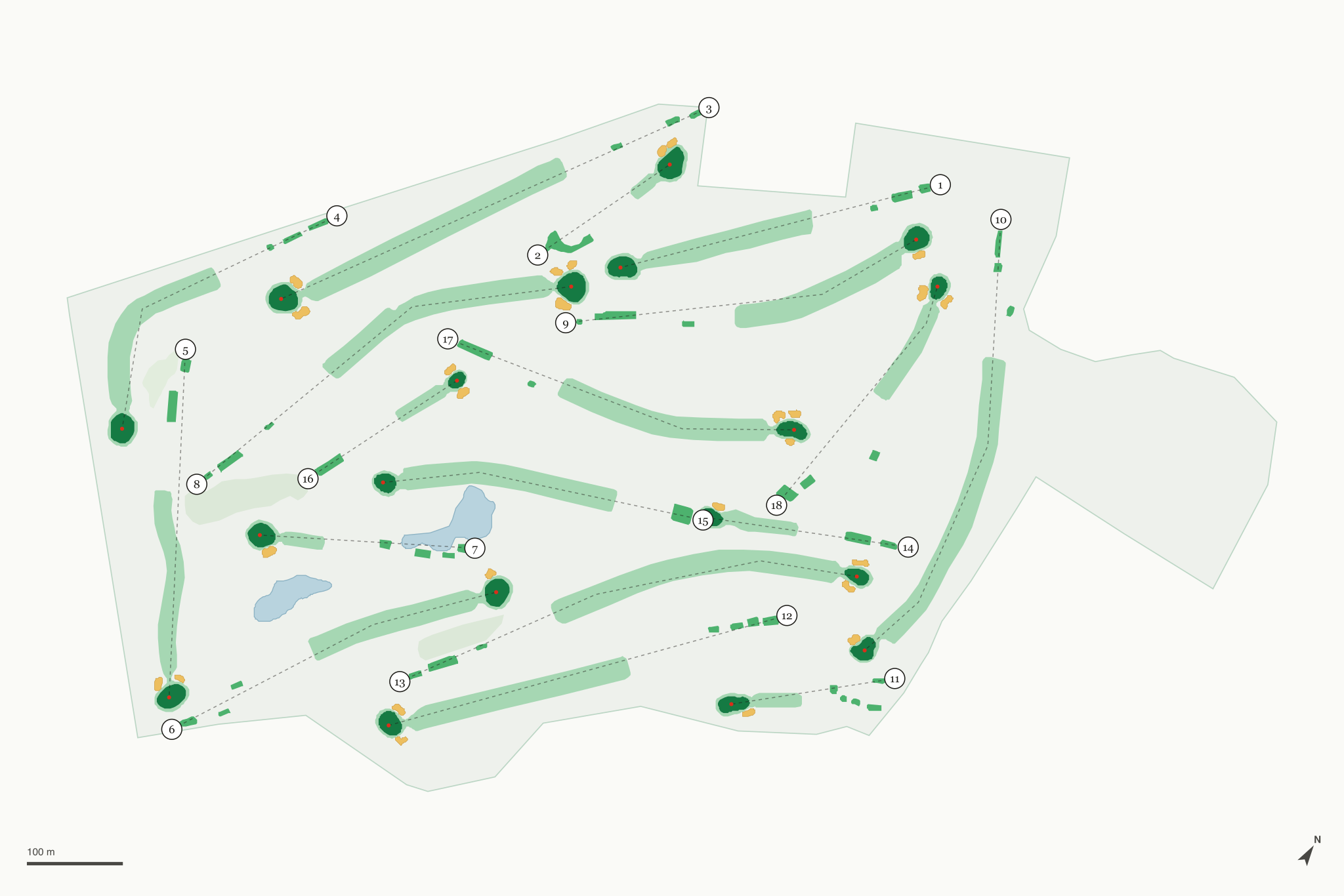 Map of Davis Park Golf Course