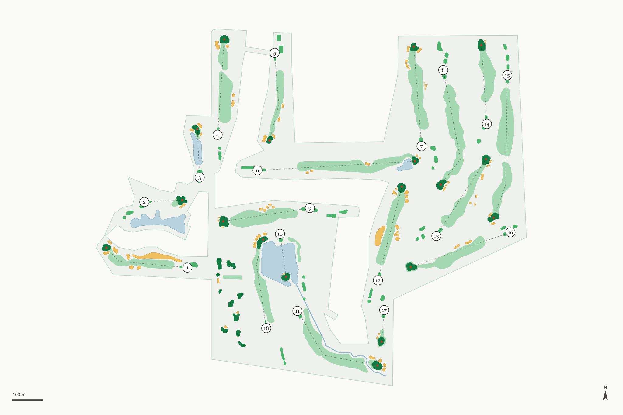 Map of Northern Bay Resort