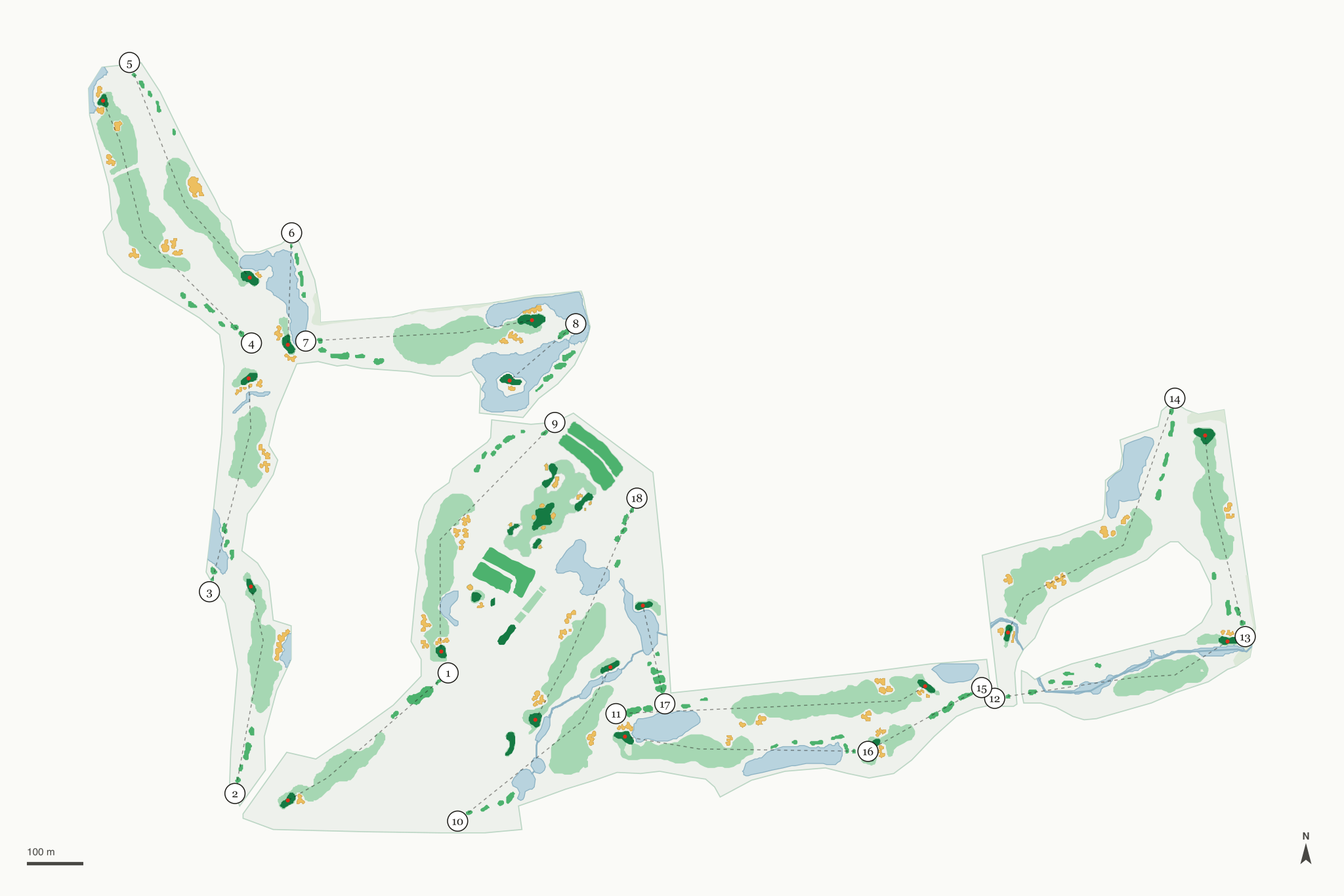 Map of The Club at Tartan Fields