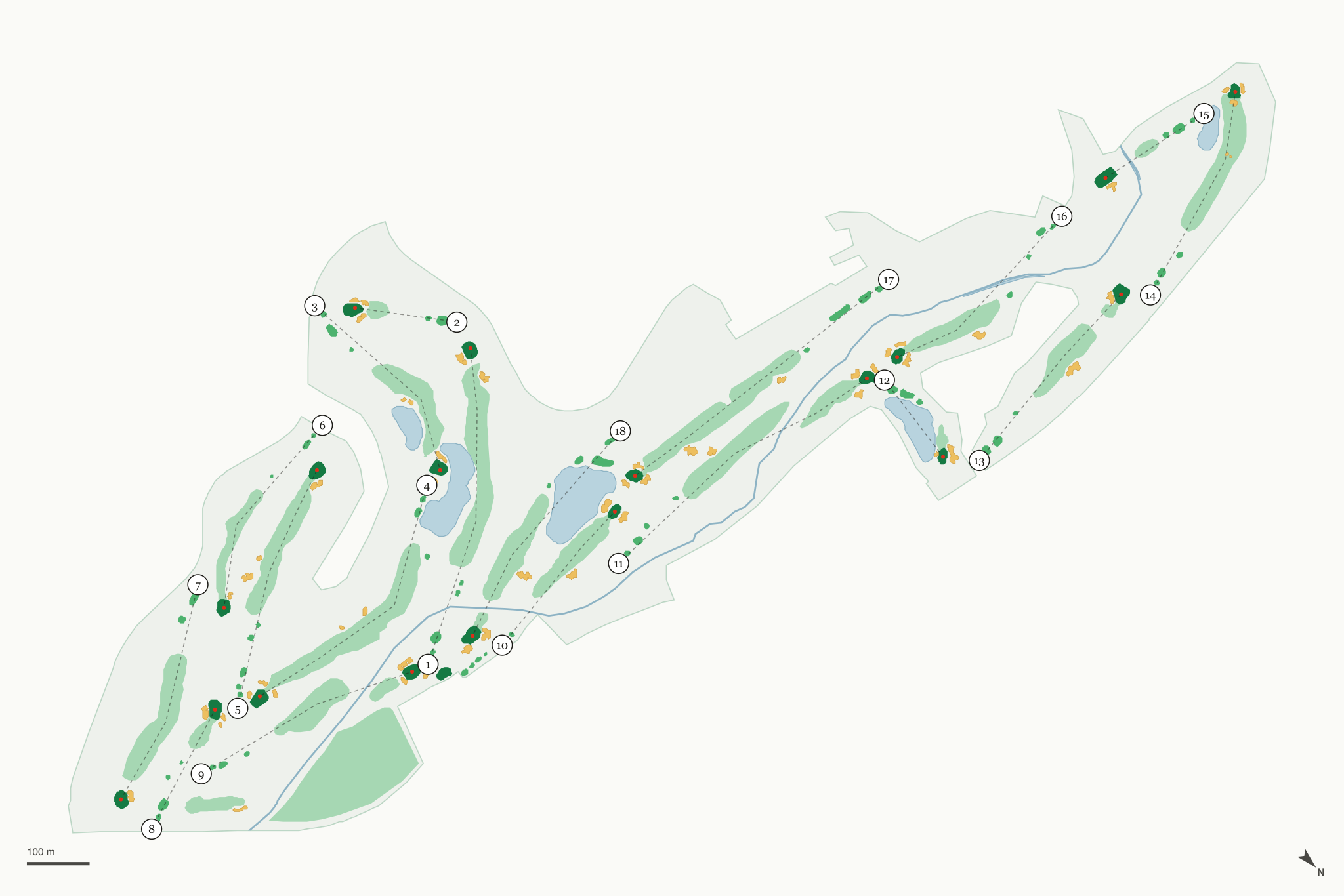 Map of San Vicente Golf Resort