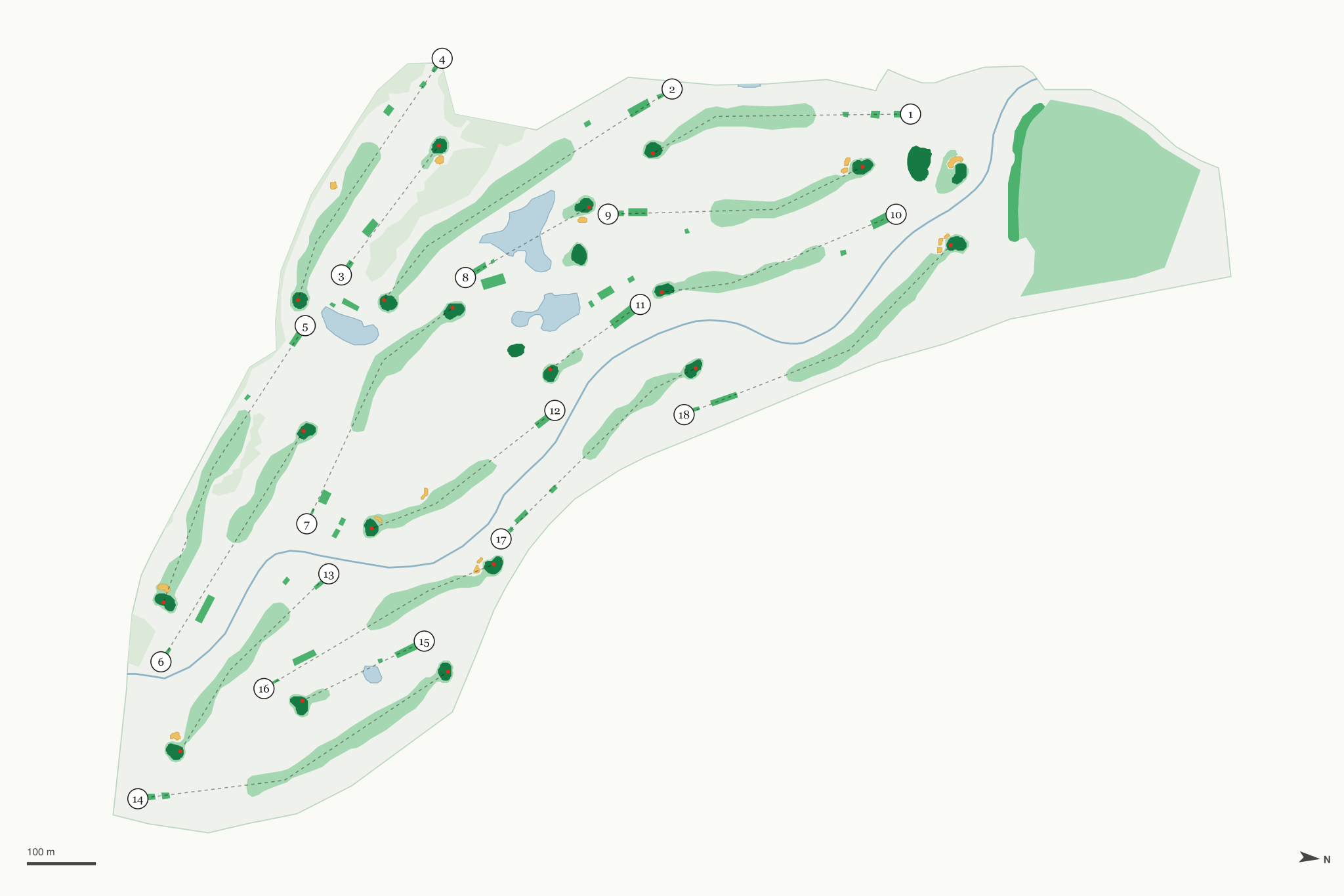 Map of Tumwater Valley Golf Club