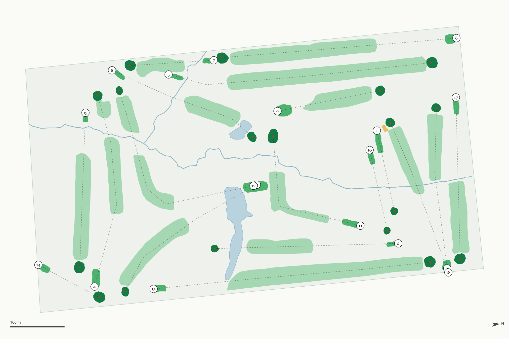 Map of Phil Harris Golf Course