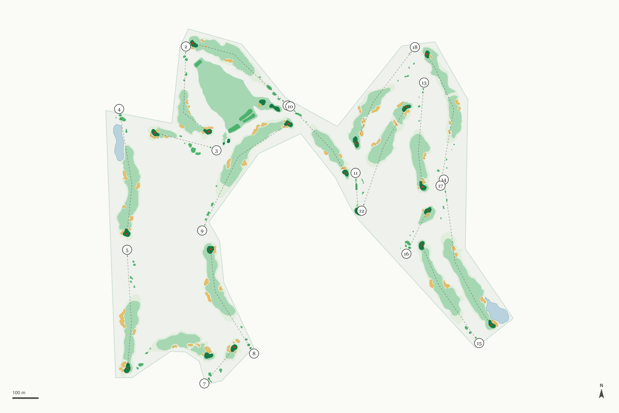 Map of The Estancia Club