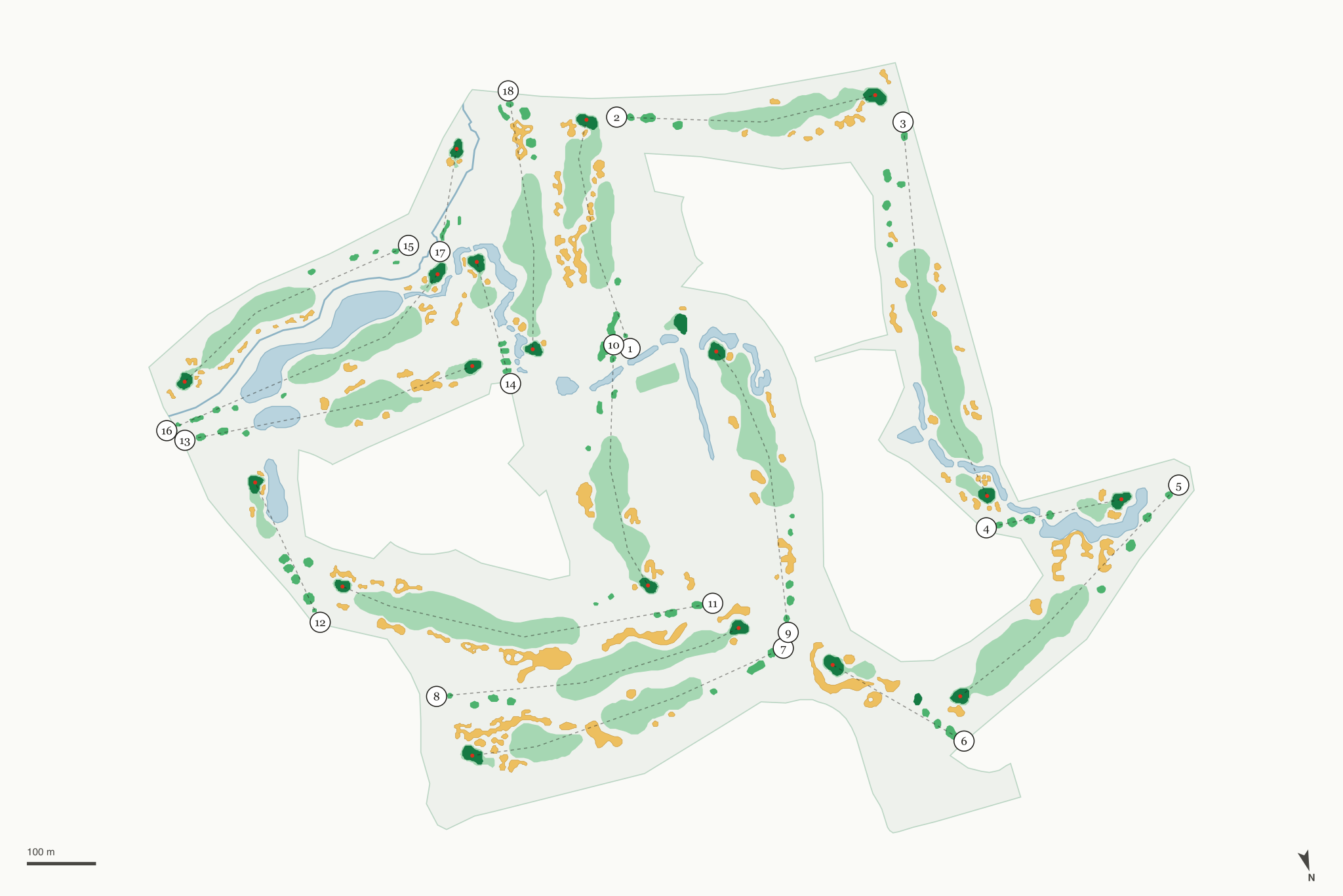 Map of The Legend at Bristlecone