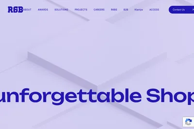 Screenshot of the 株式会社R6B homepage