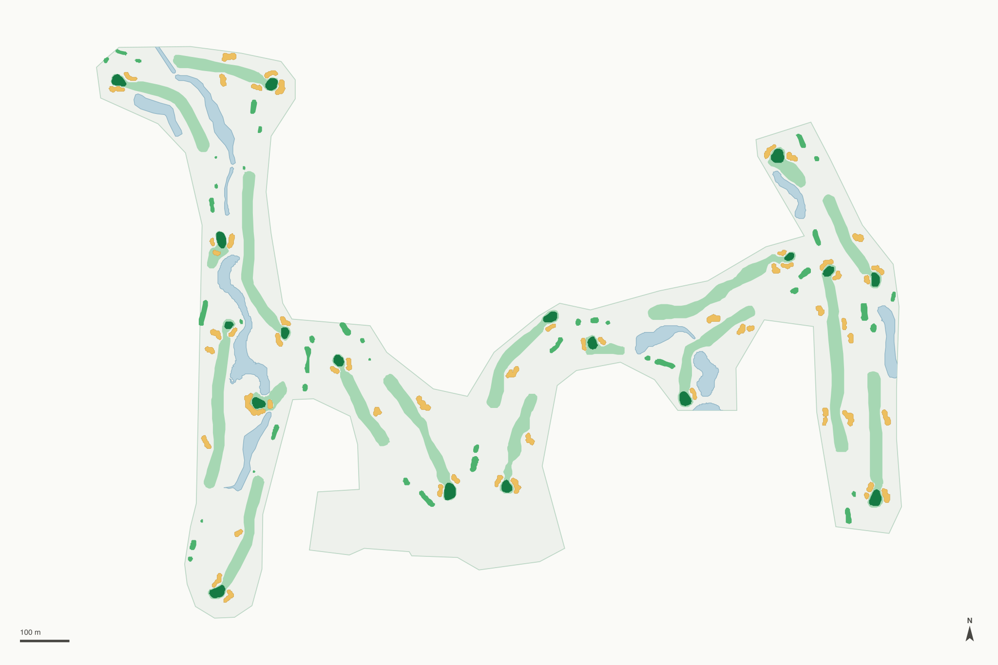Map of Turnberry Golf Club