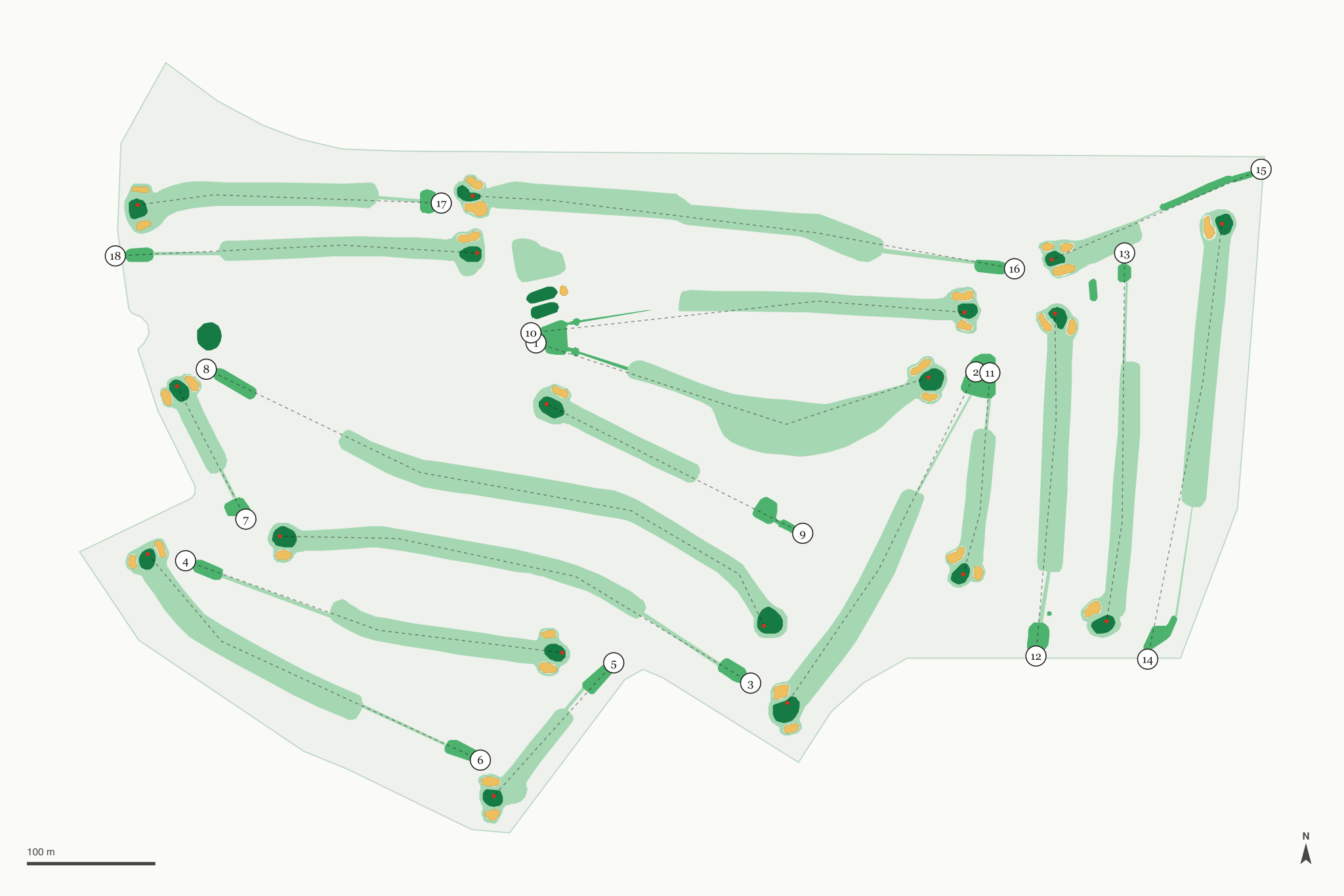 Map of Airways Golf Club