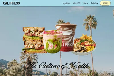 Screenshot of the Shop Pro homepage
