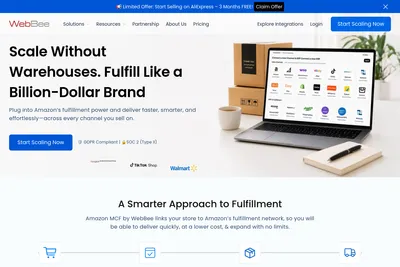 Screenshot of the WebBee eSolutions Pvt Ltd. homepage