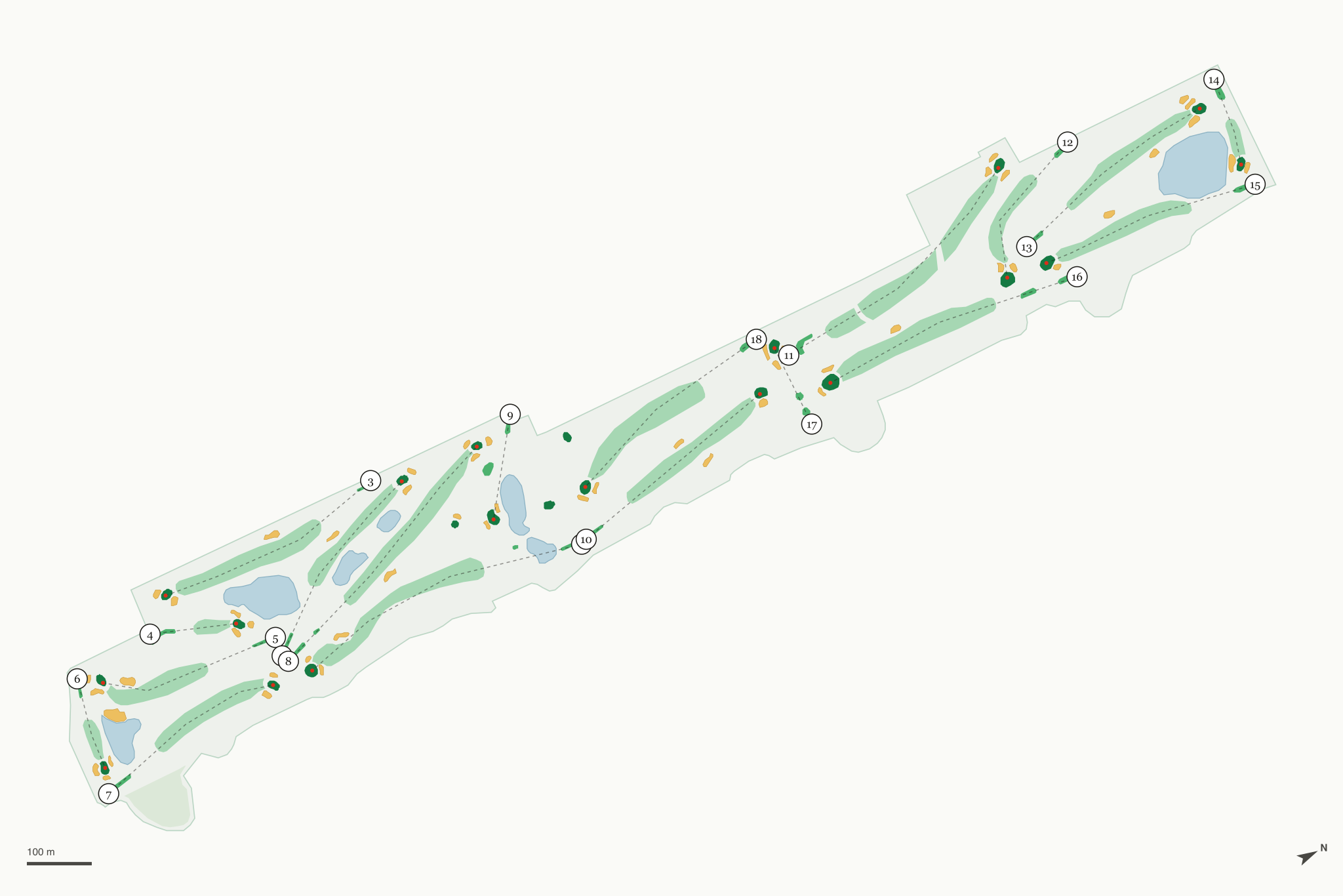 Map of Lake Worth Beach Golf Club