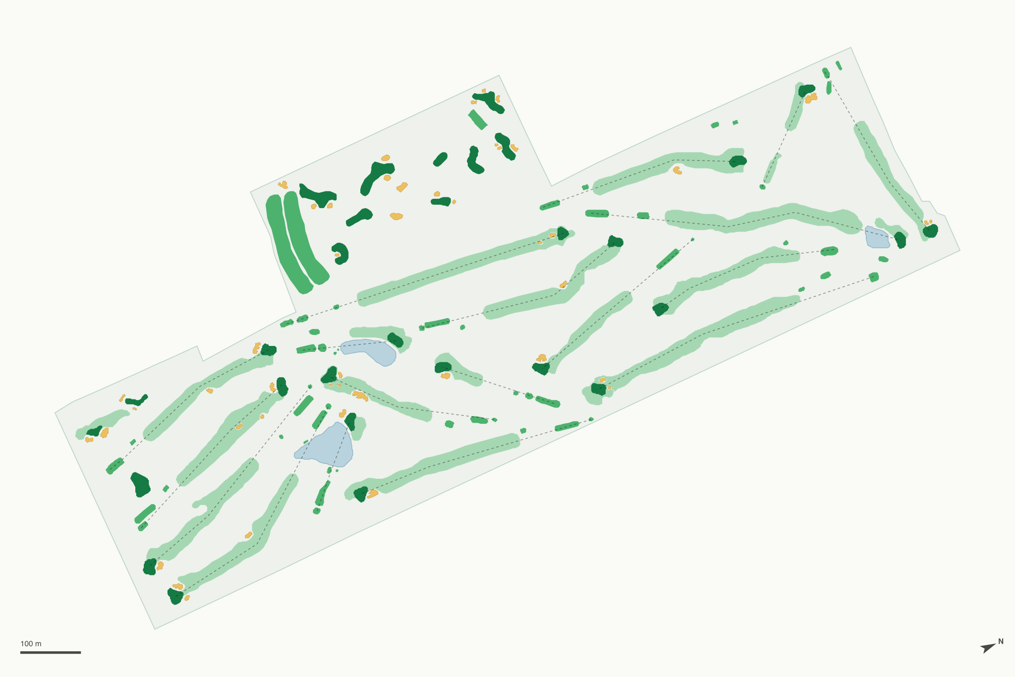Map of Weibring Golf Club