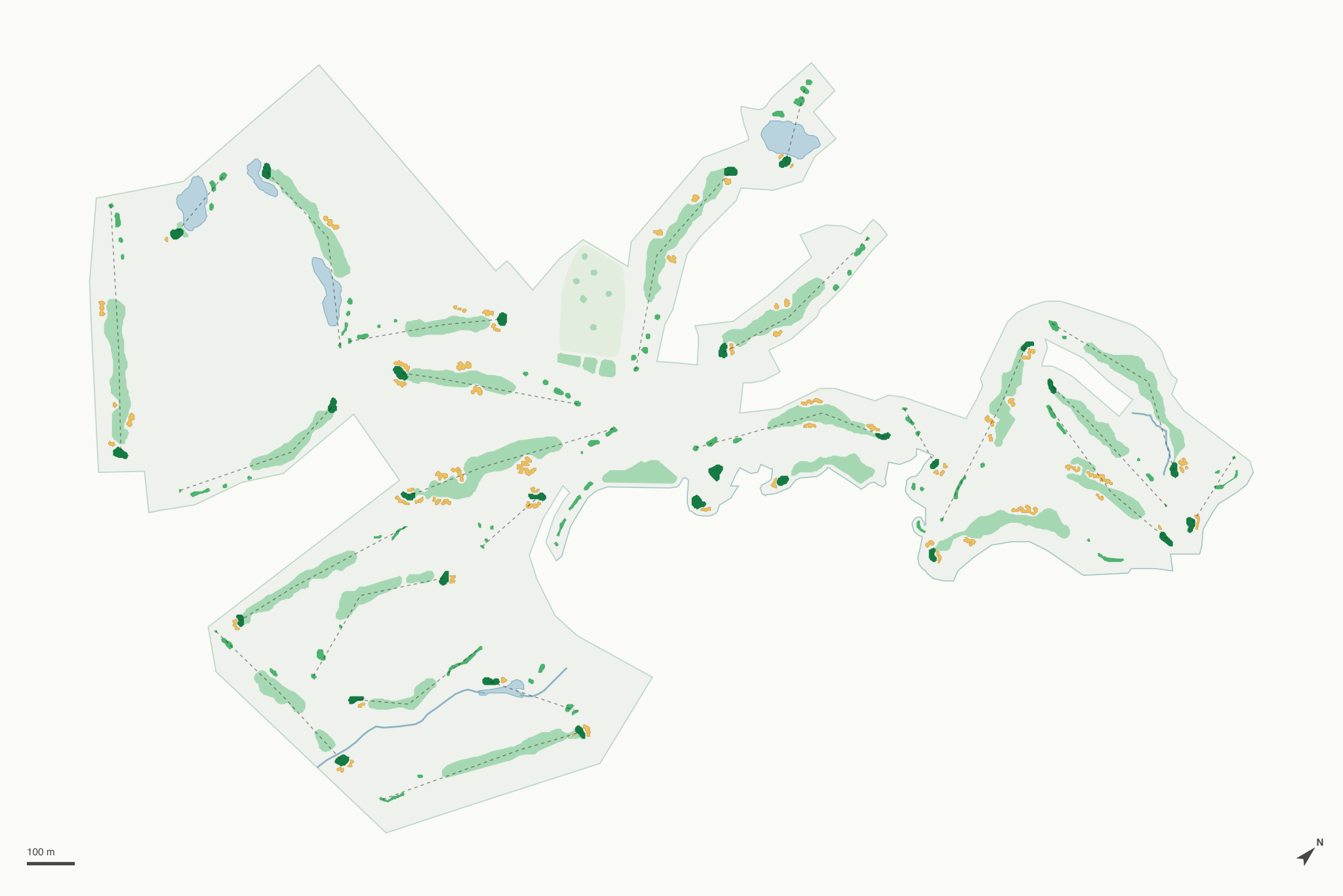 Map of Shaker Run Golf Club