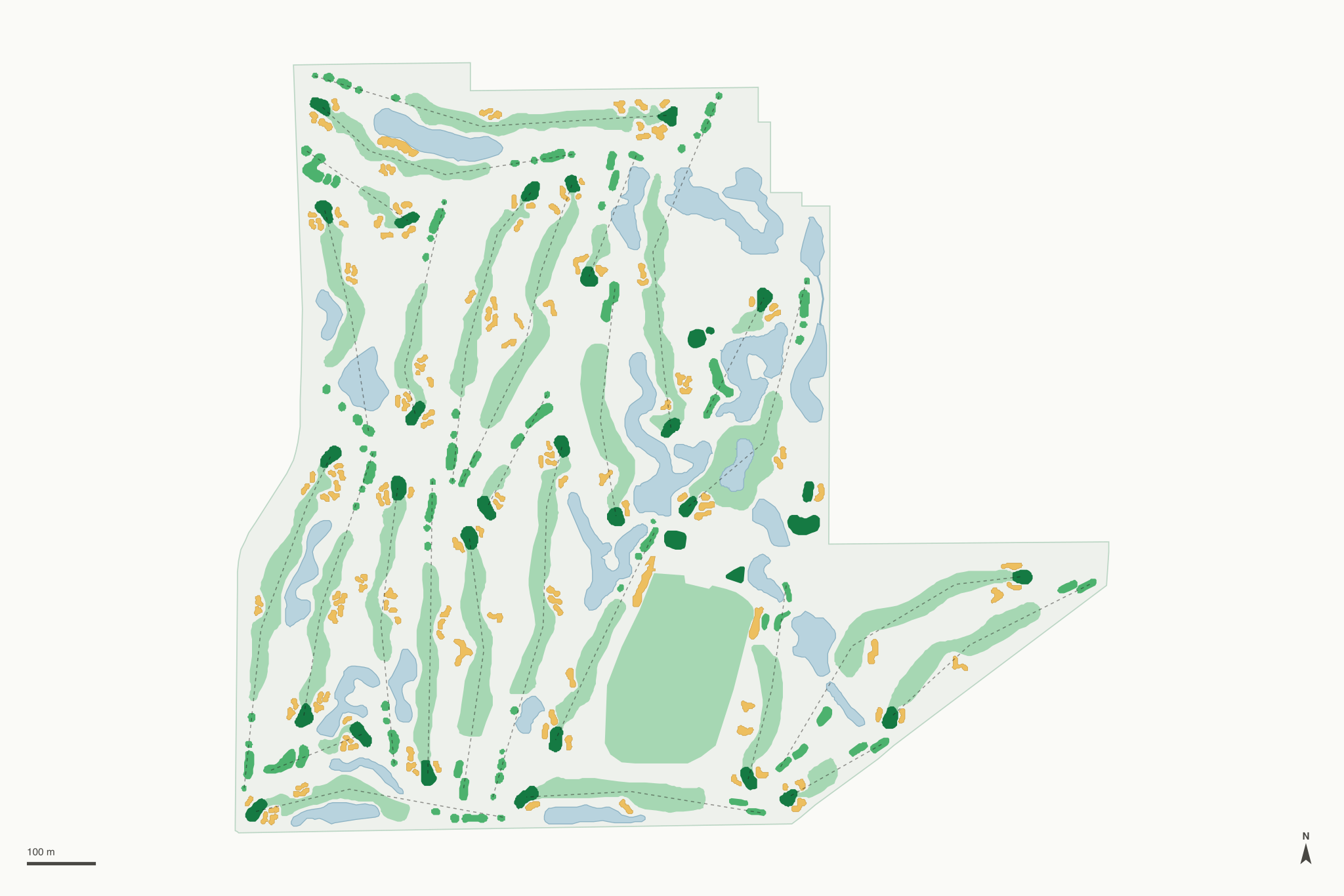 Map of Village Links of Glen Ellyn