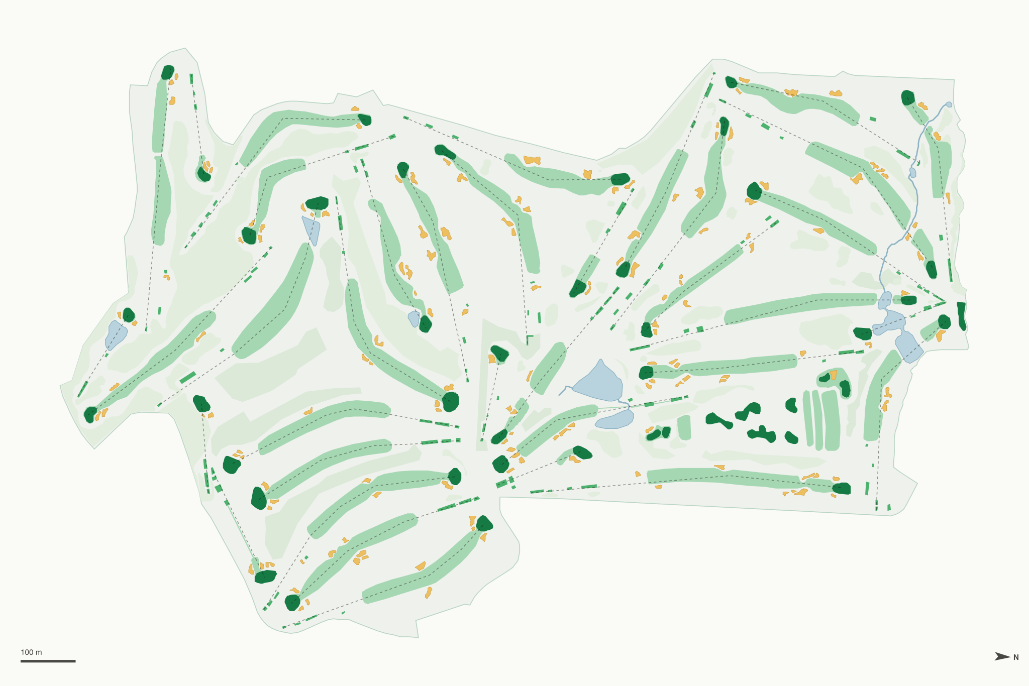 Map of The Broadmoor Golf Club