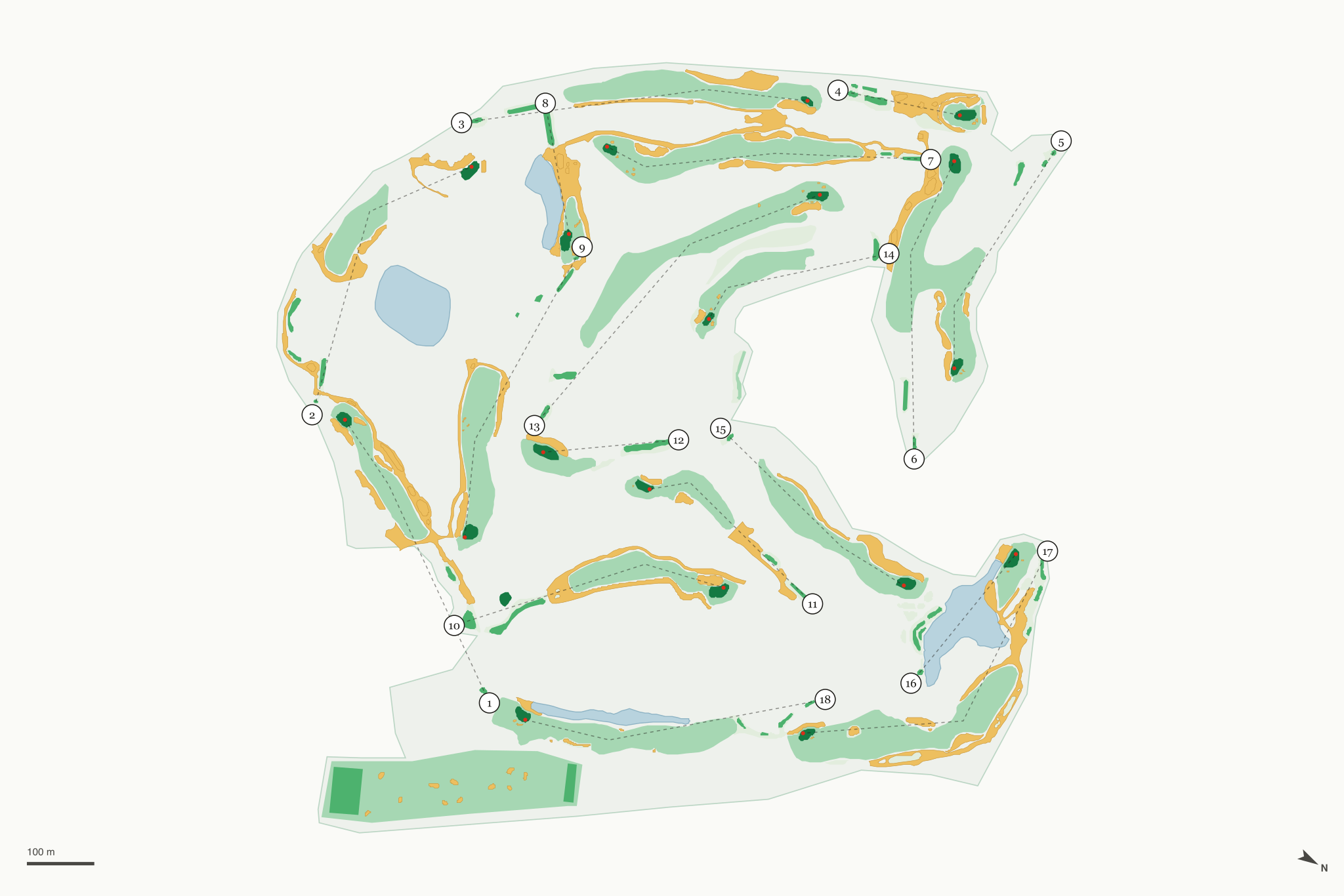 Map of Medalist Golf Club
