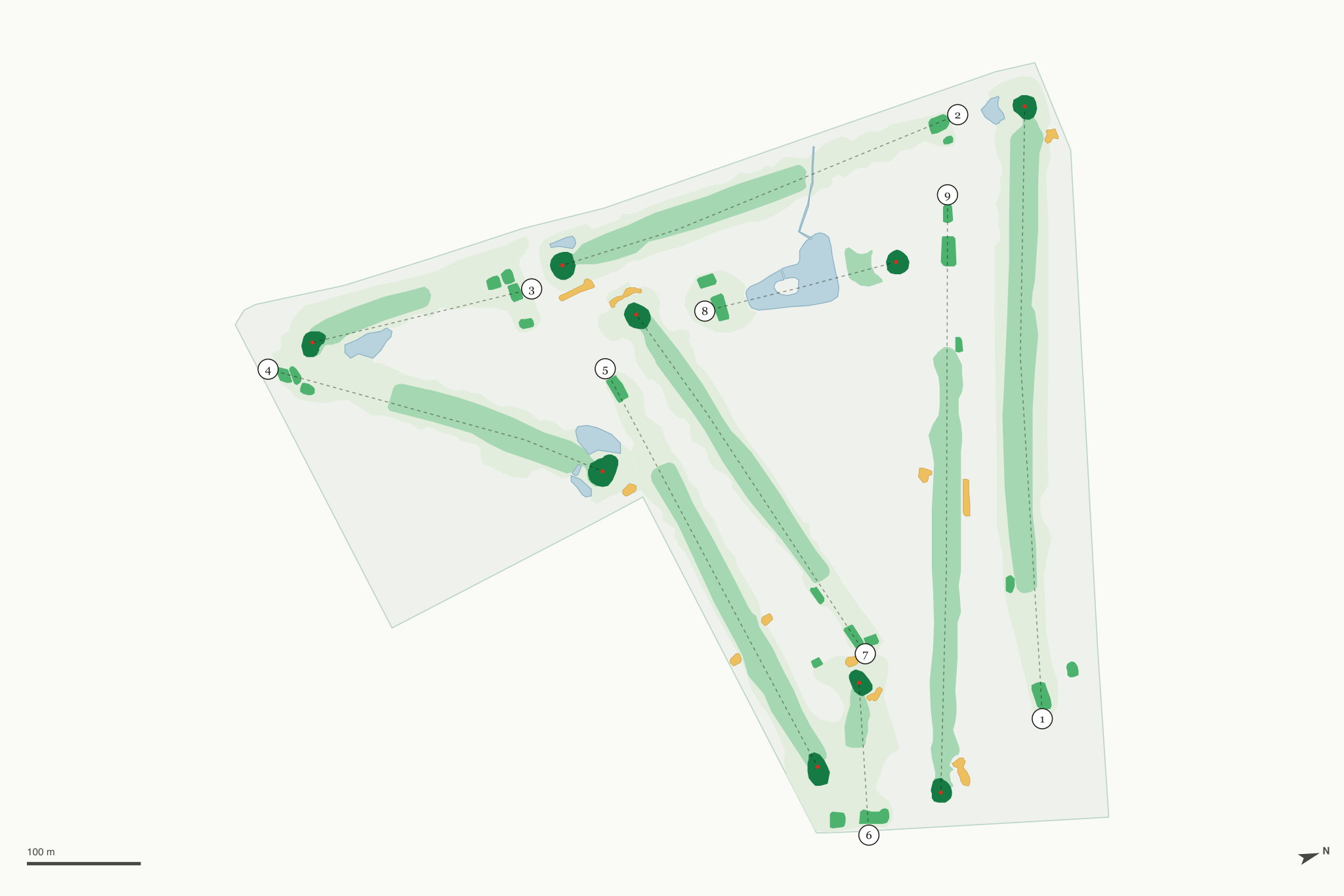 Map of Salida Golf Club
