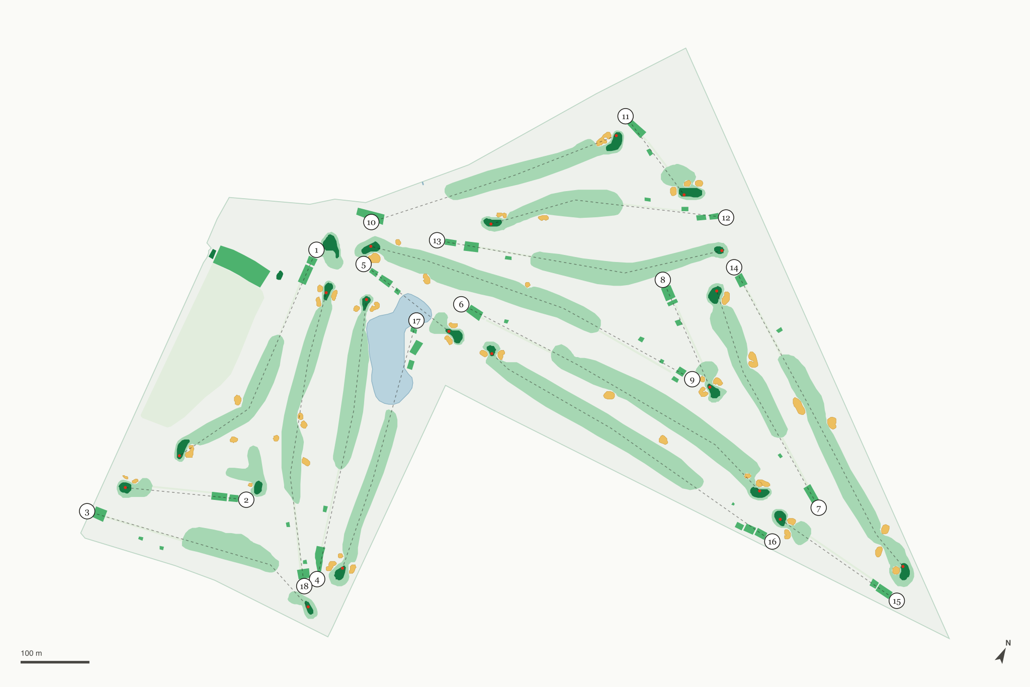 Map of Riverside Golf Course