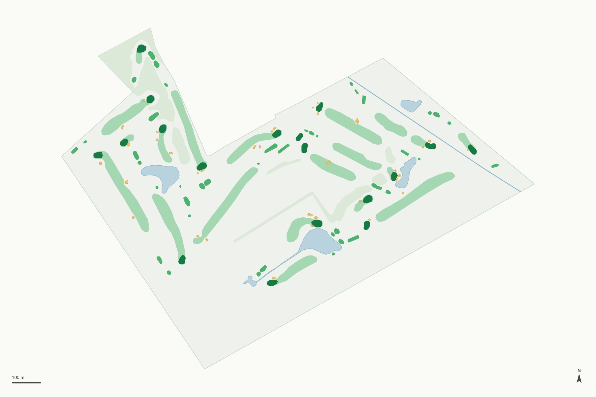 Map of Rolling Meadows Golf Club