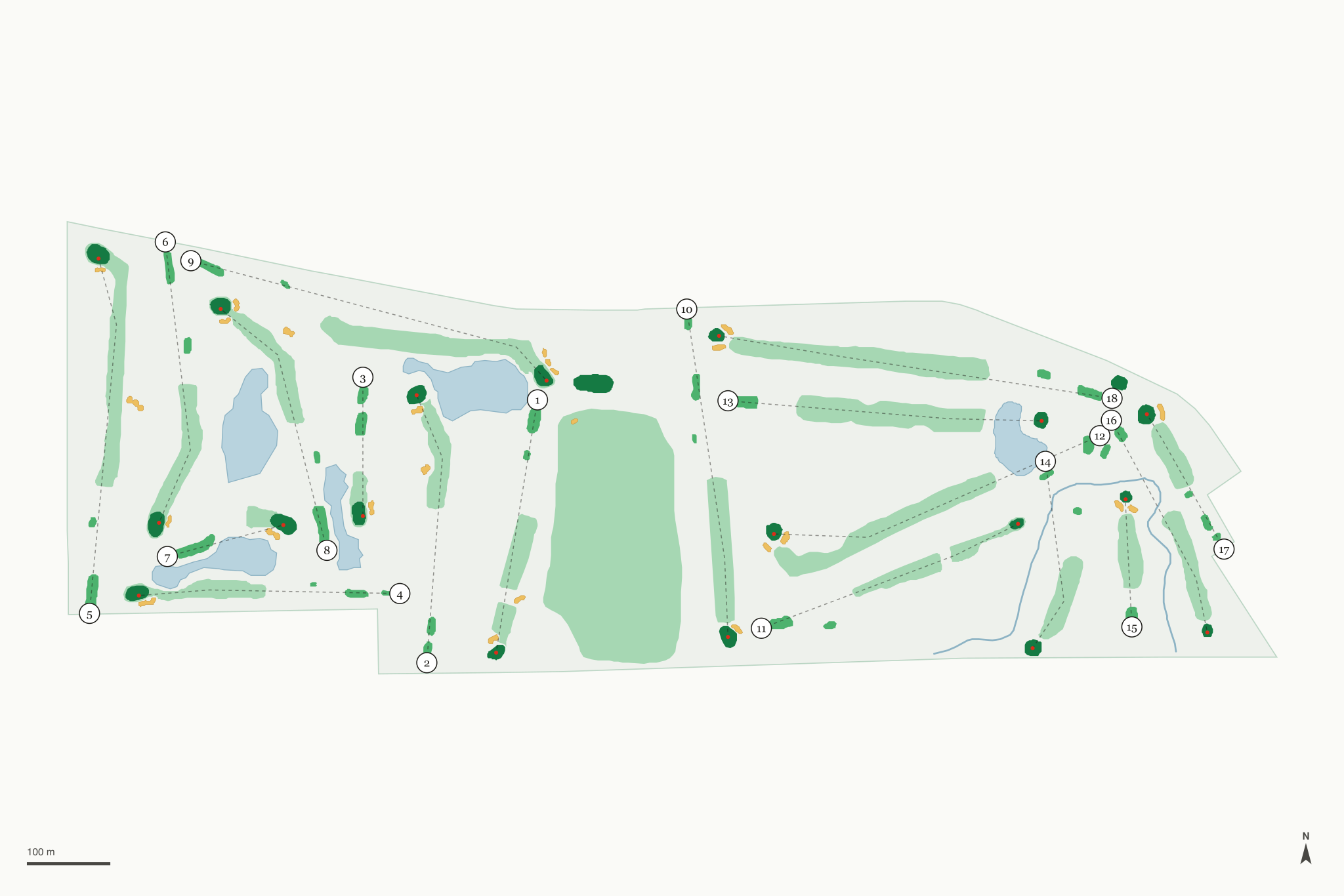 Map of Echo Hills Golf Club