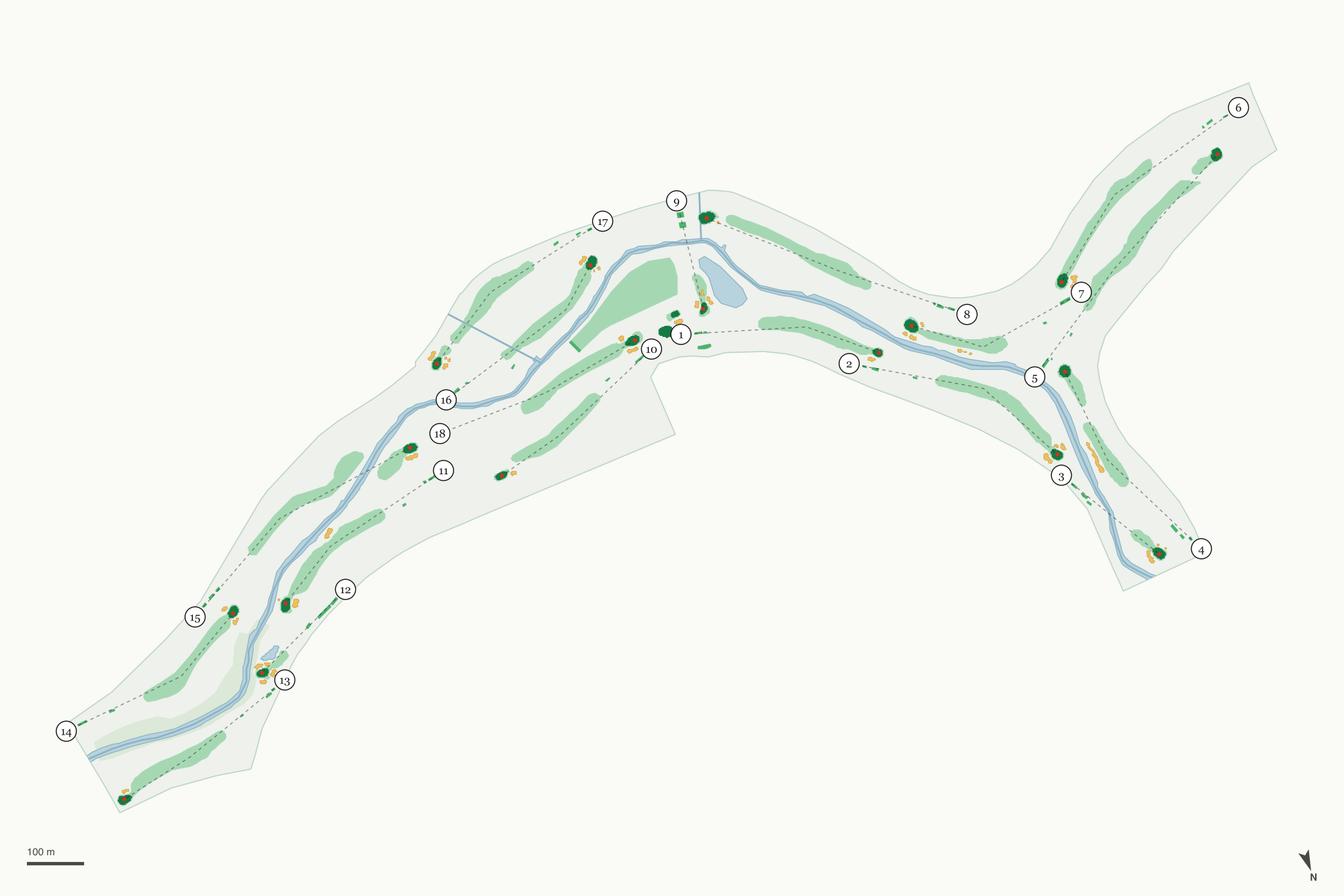 Map of Western Golf & Country Club