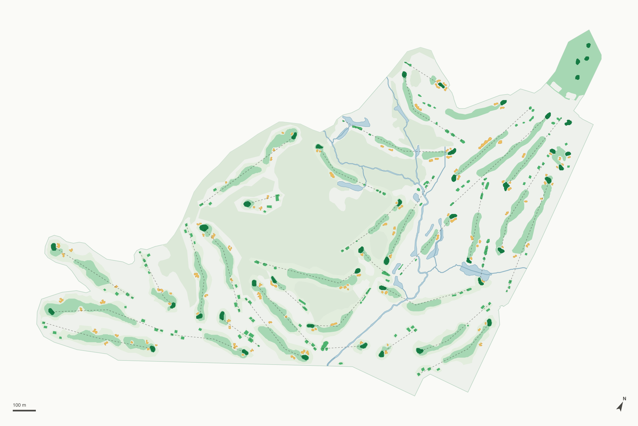 Map of Katke-Cousins Golf Course