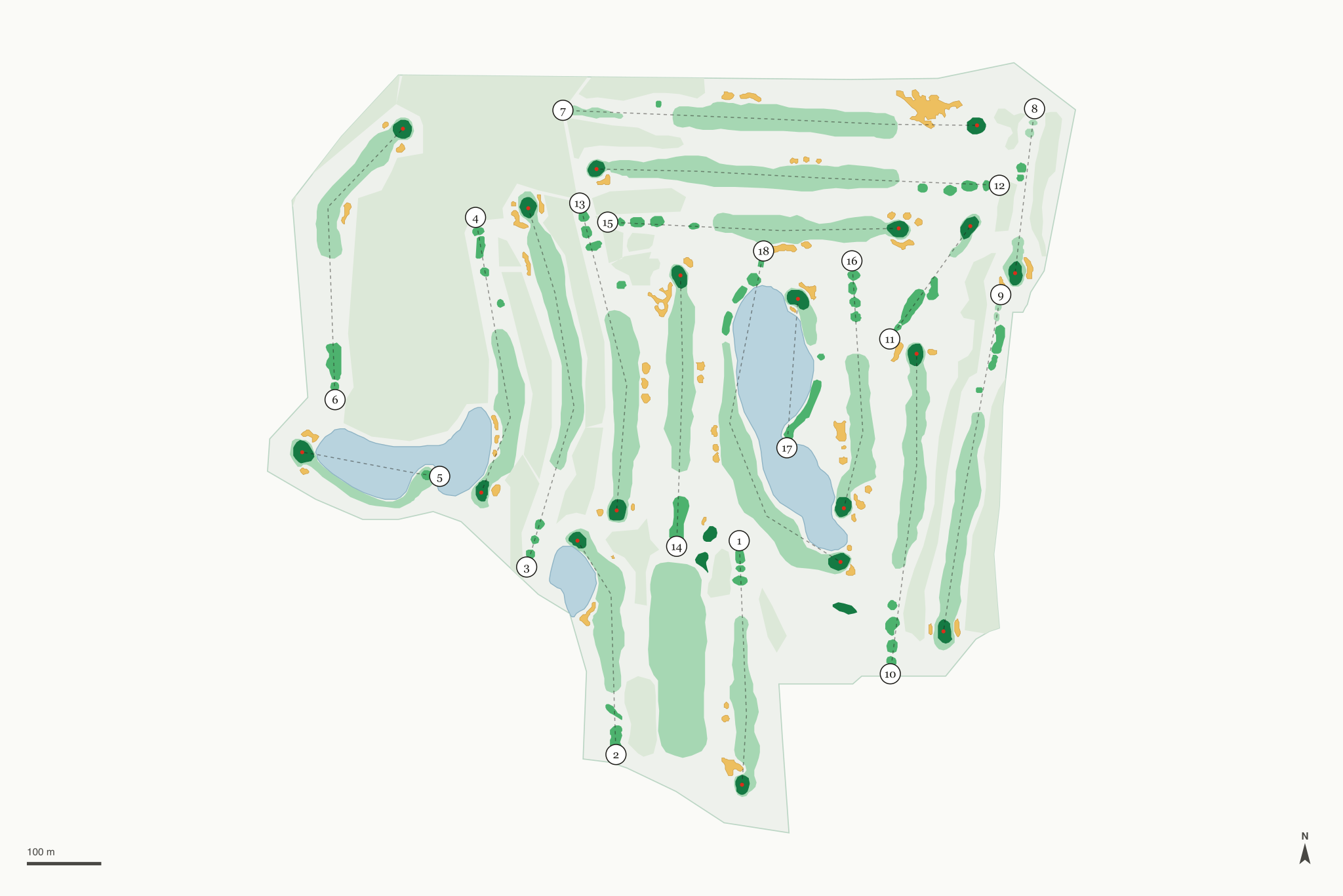 Map of Florence Golf Links