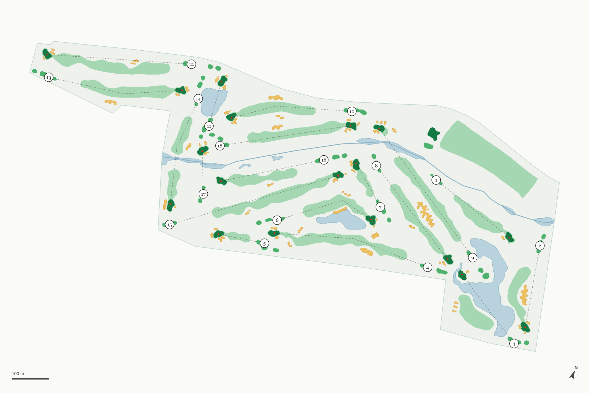 Map of Riverwalk Golf Club