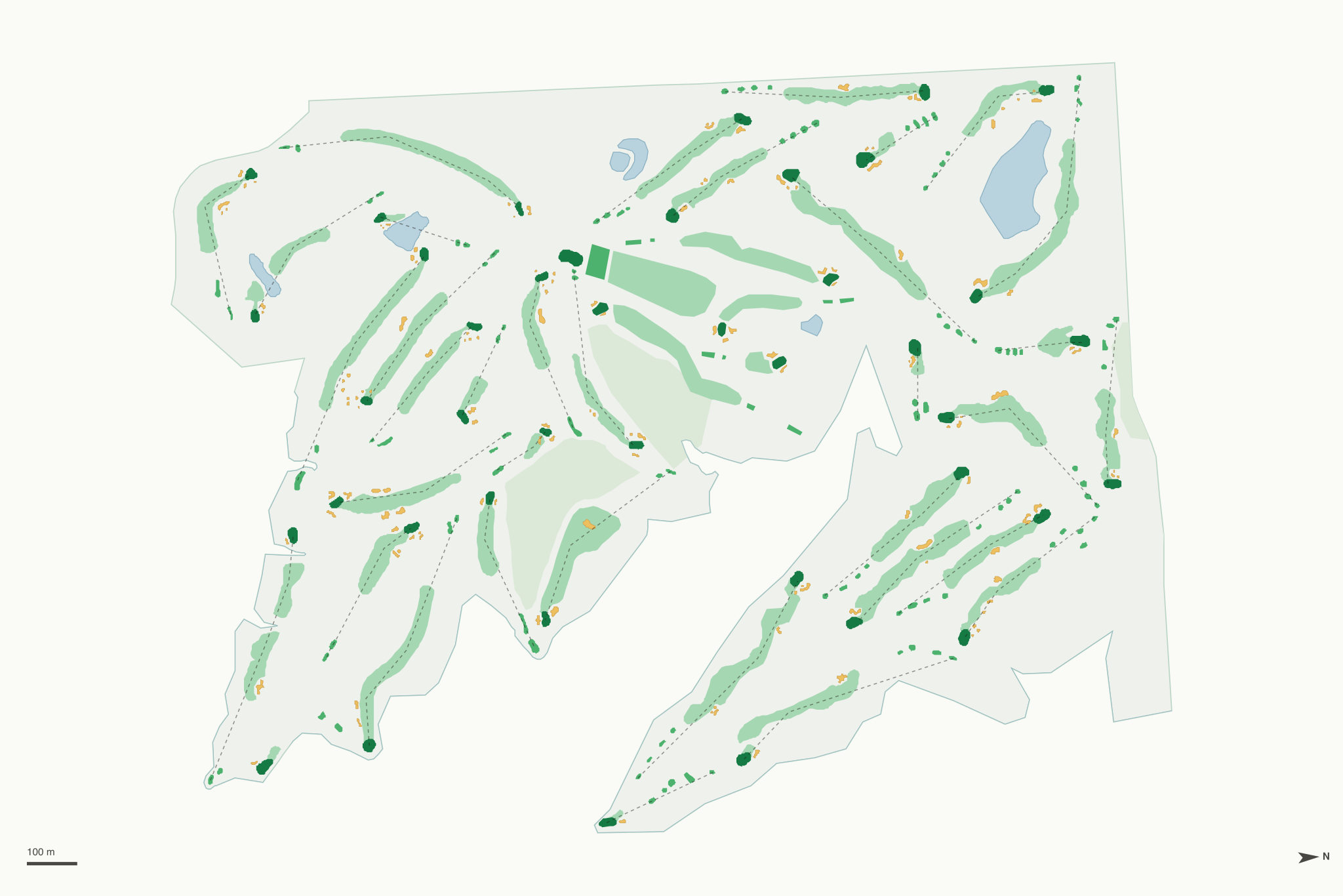 Map of Paradise Pointe Golf Complex