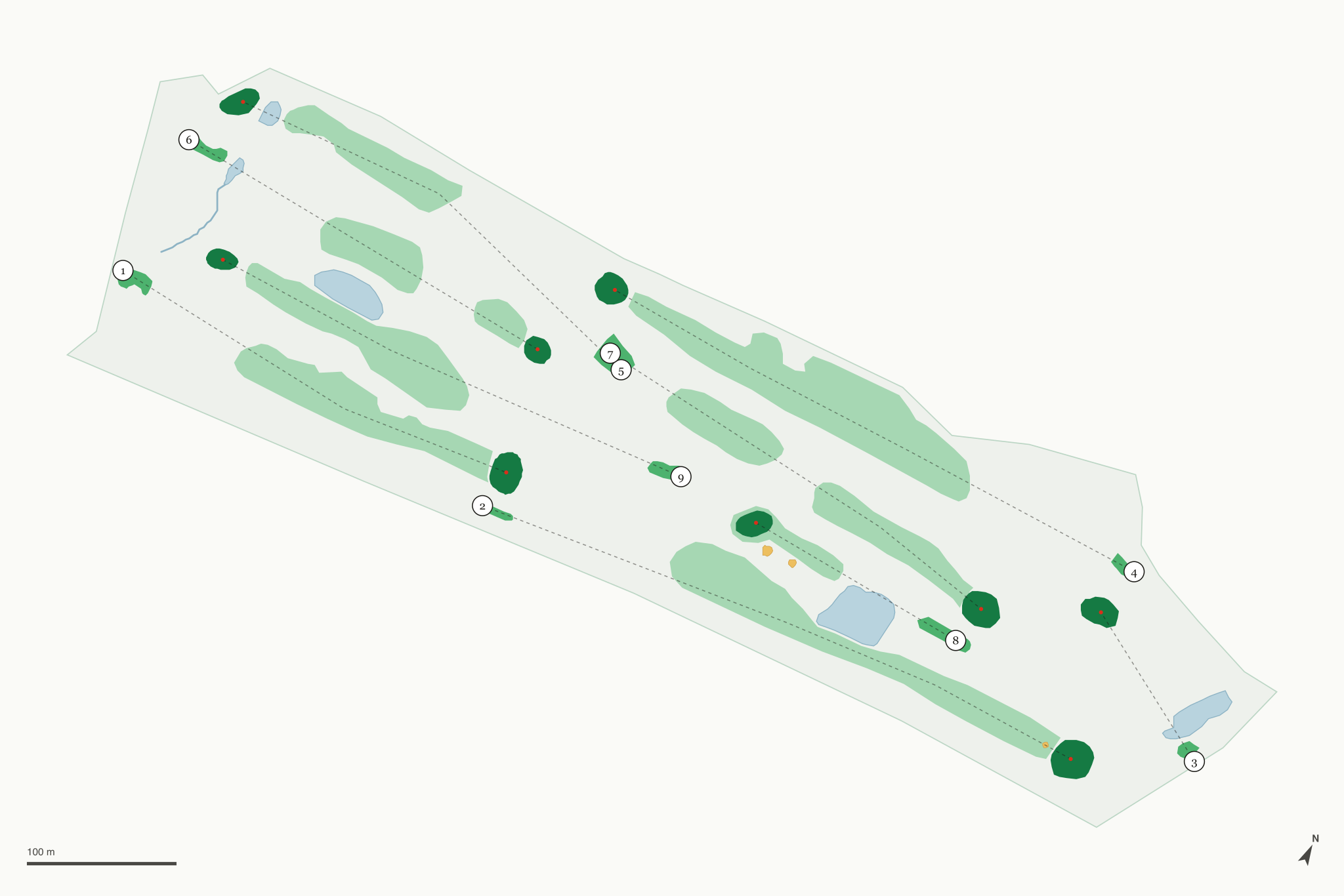 Map of Steamboat Golf Club