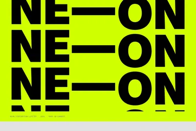 Screenshot of the NEON CORPORATION LIMITED homepage