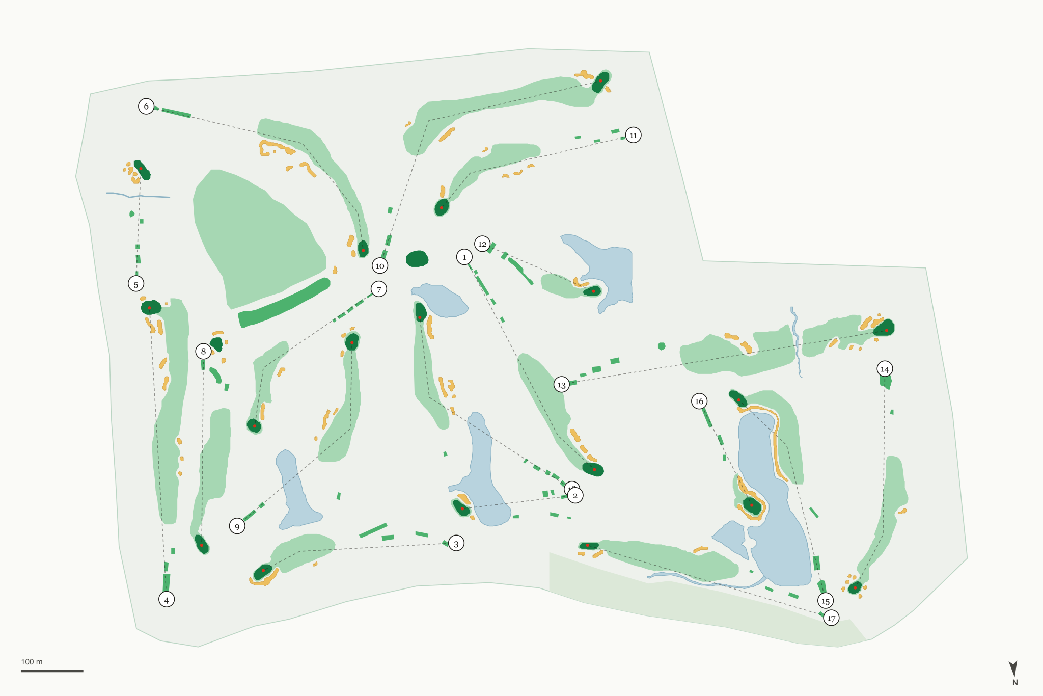 Map of Sultan's Run Golf Club