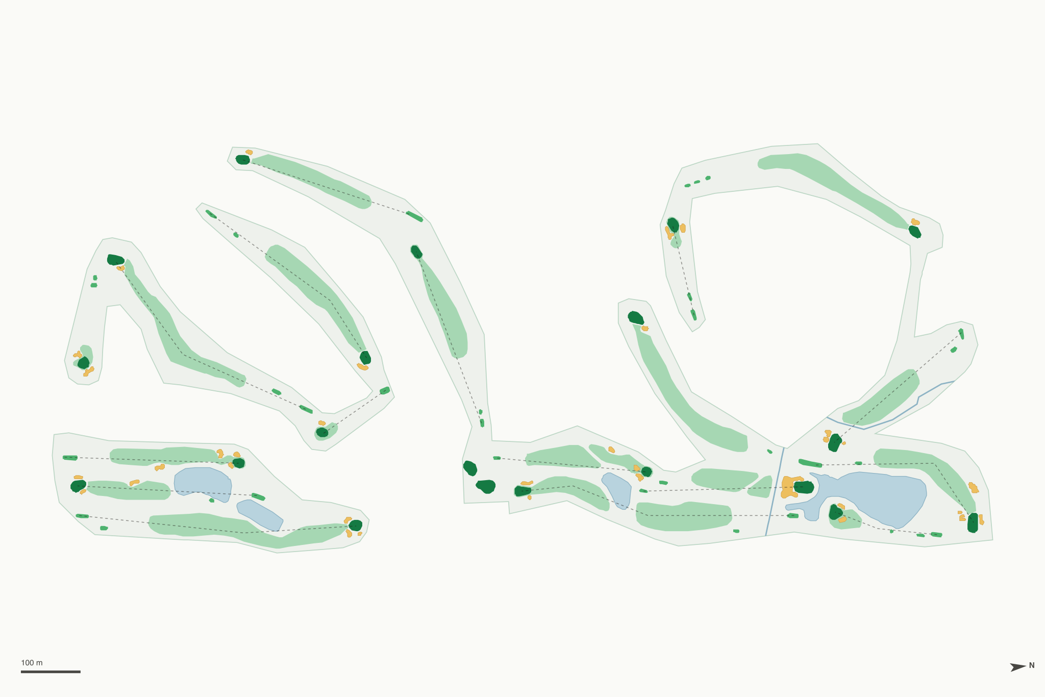 Map of Continental Golf Club