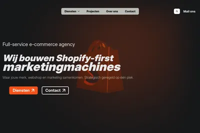 Screenshot of the BrandBrand homepage