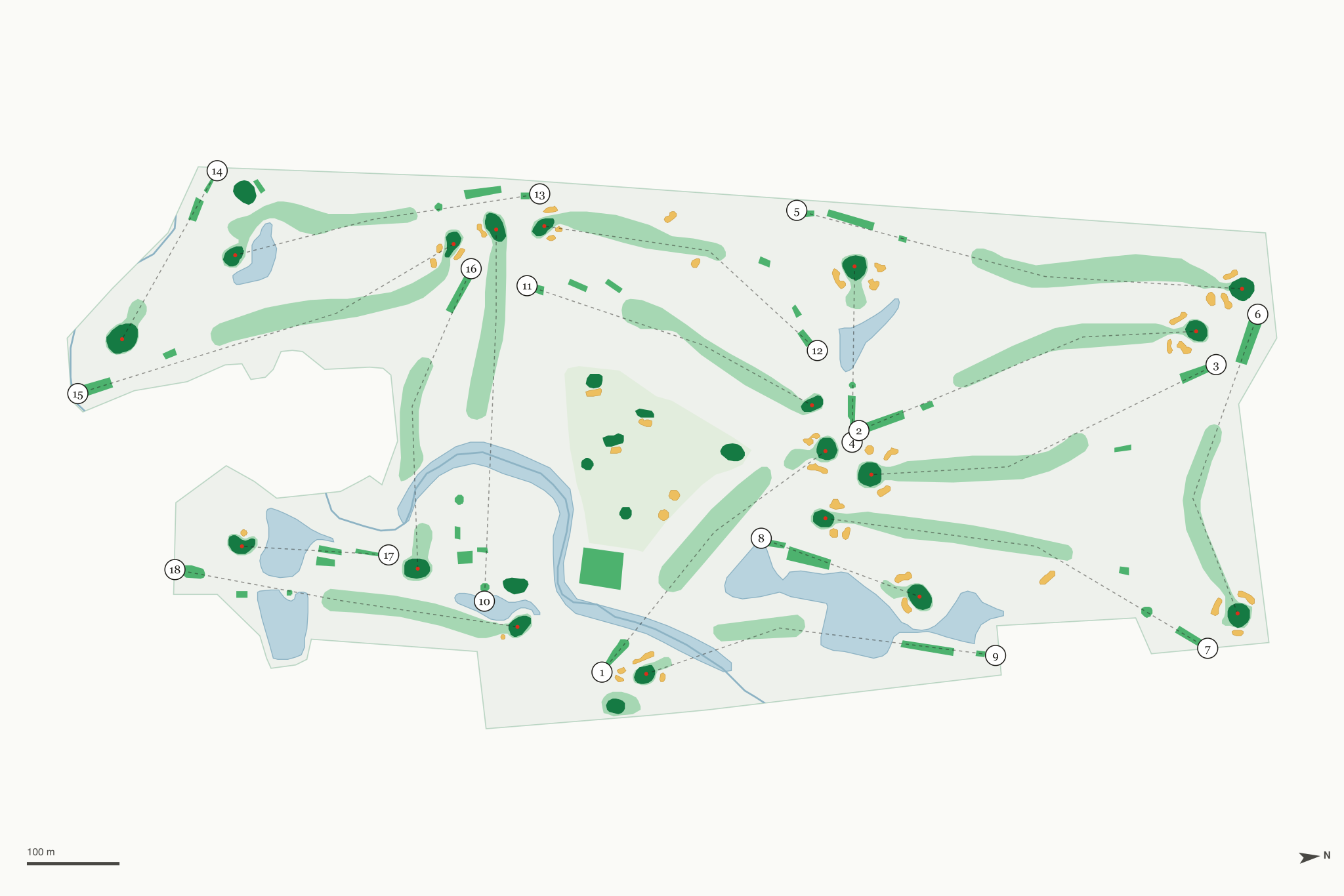 Map of Edgewood Golf Club