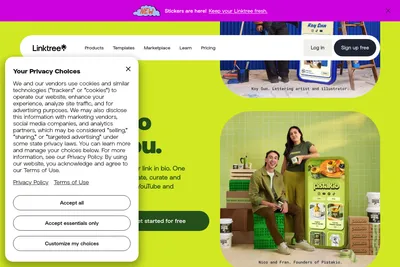 Screenshot of the Enzo Cailleton homepage