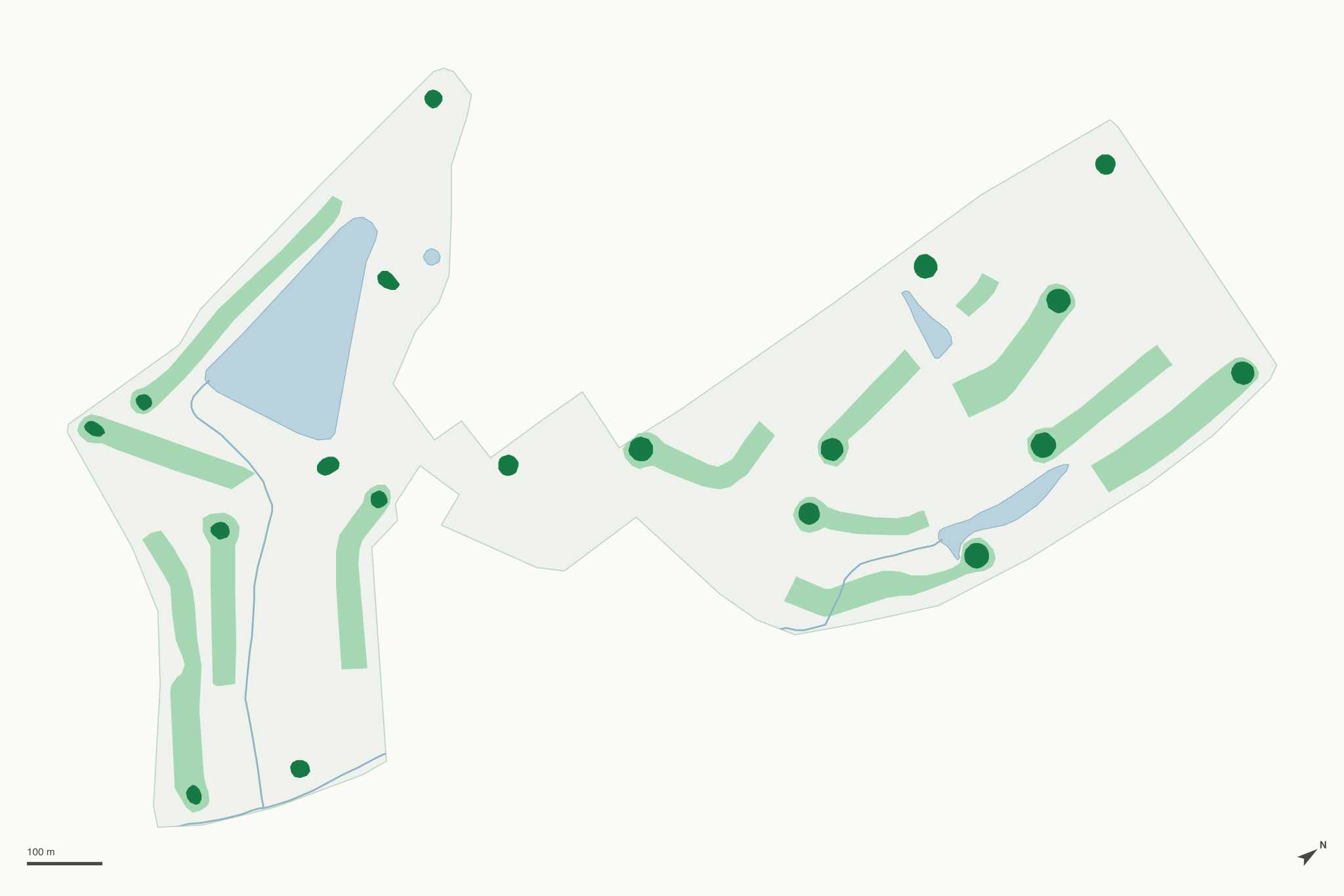 Map of North Terra Golf Course