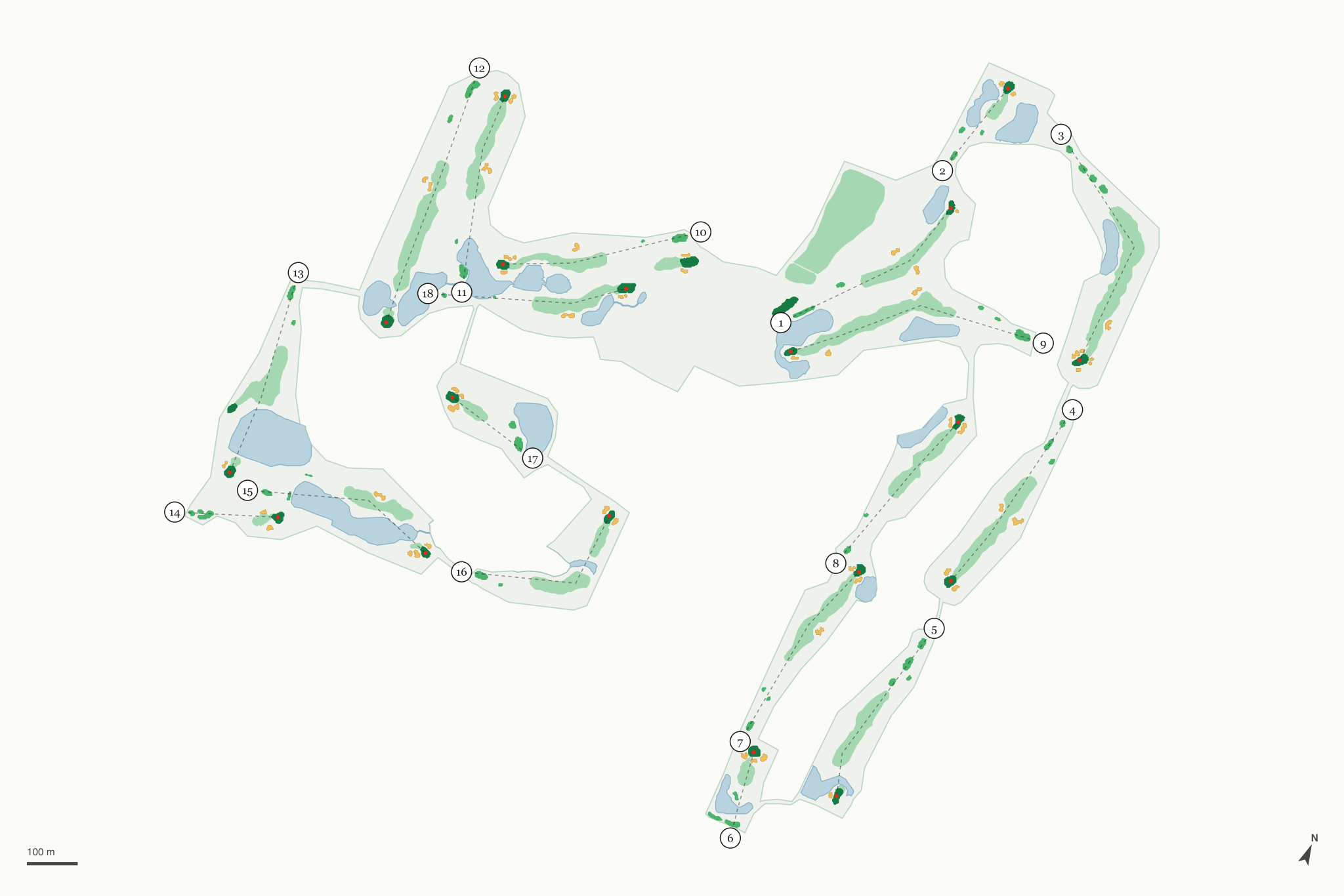 Map of StoneWater Country Club