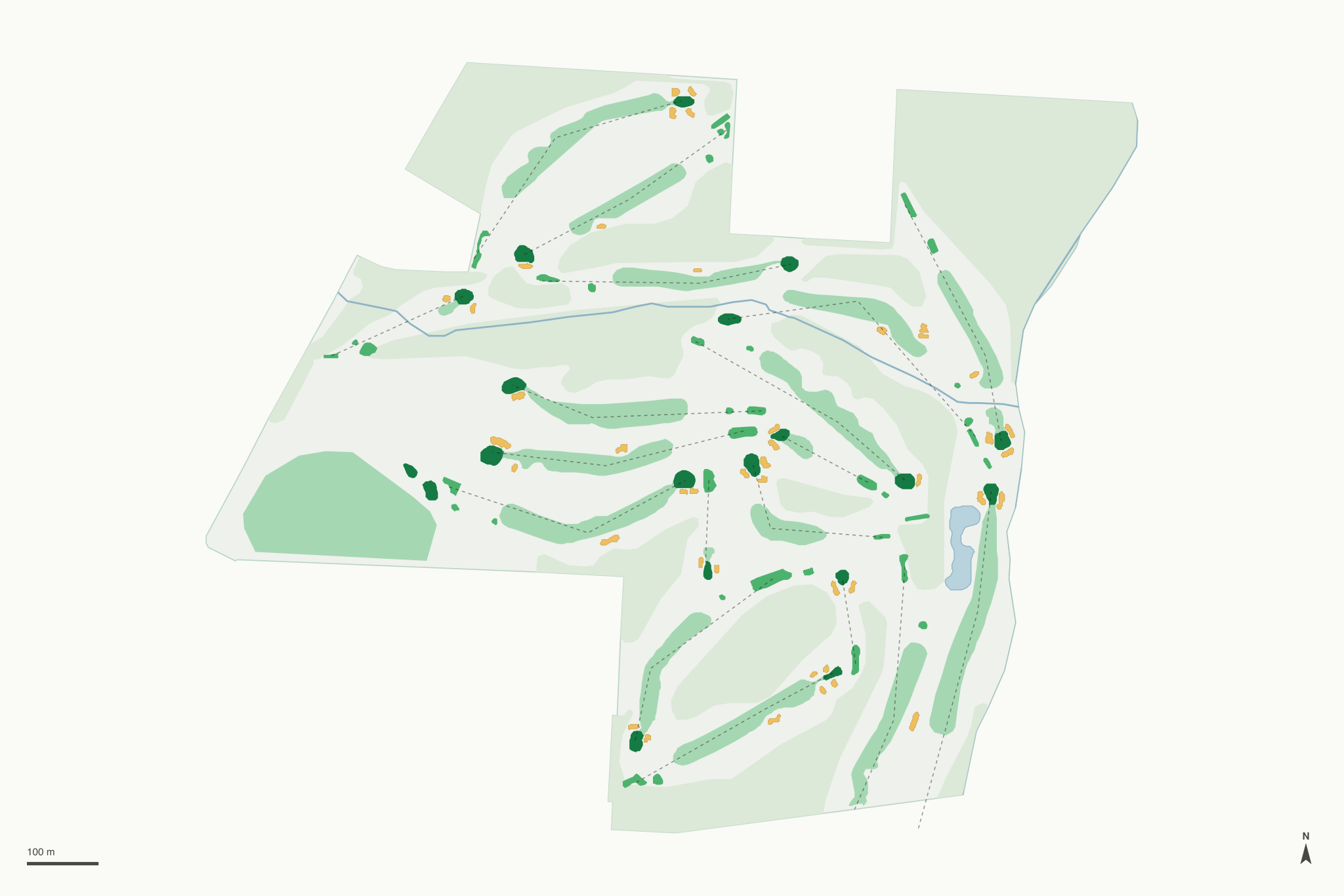Map of Champions Golf Course