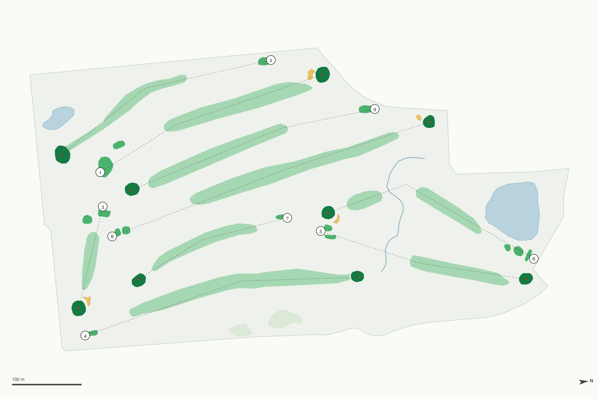 Map of Buffalo Heights Golf Course