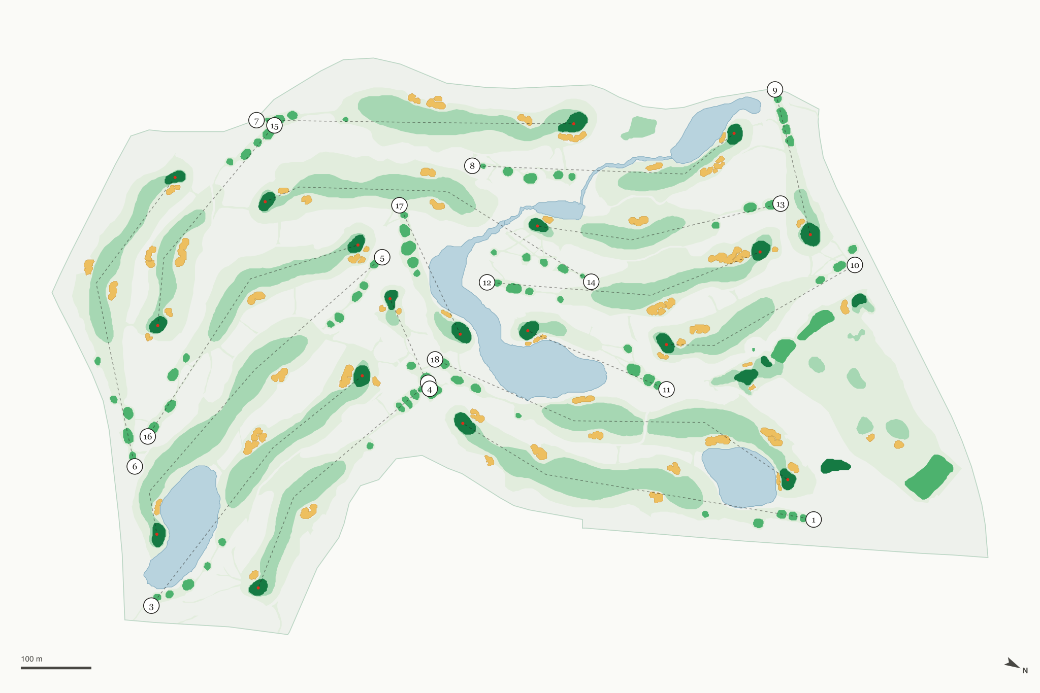 Map of The Glen Club
