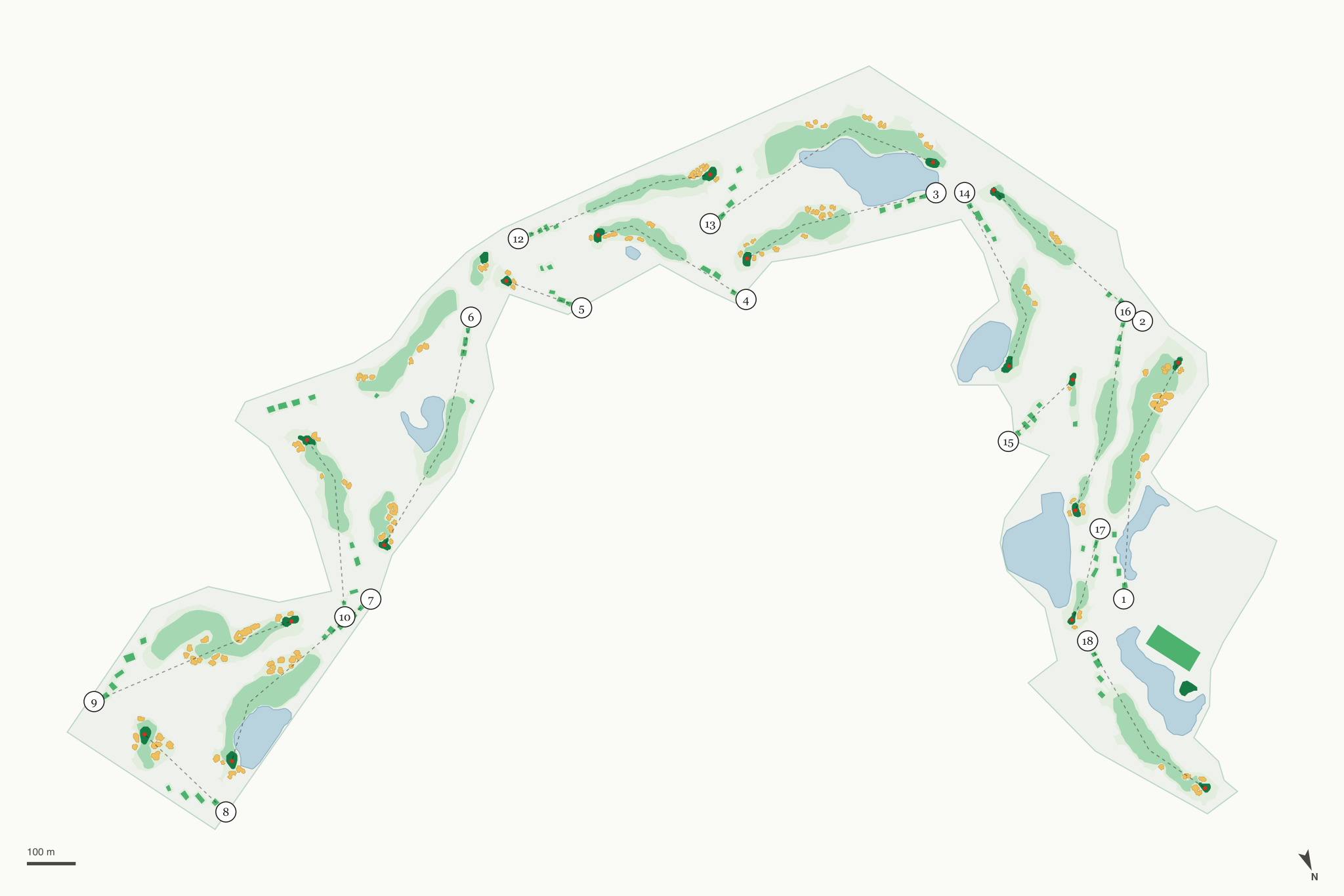 Map of Kaluhyat Golf Club