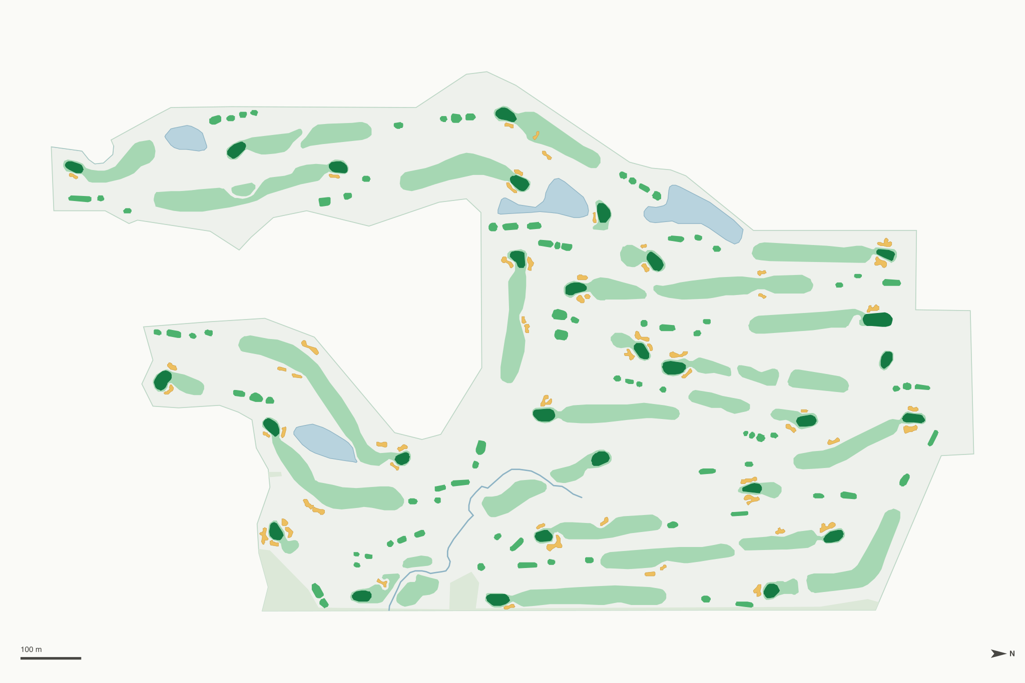 Map of Forest Park Golf Course